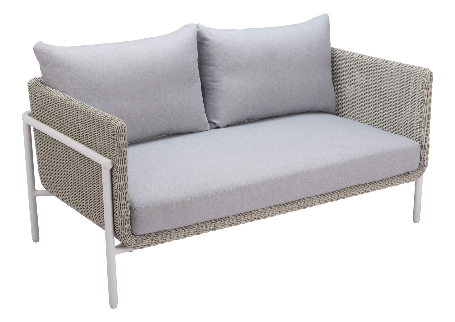 Frais Outdoor Loveseat Gray image 9
