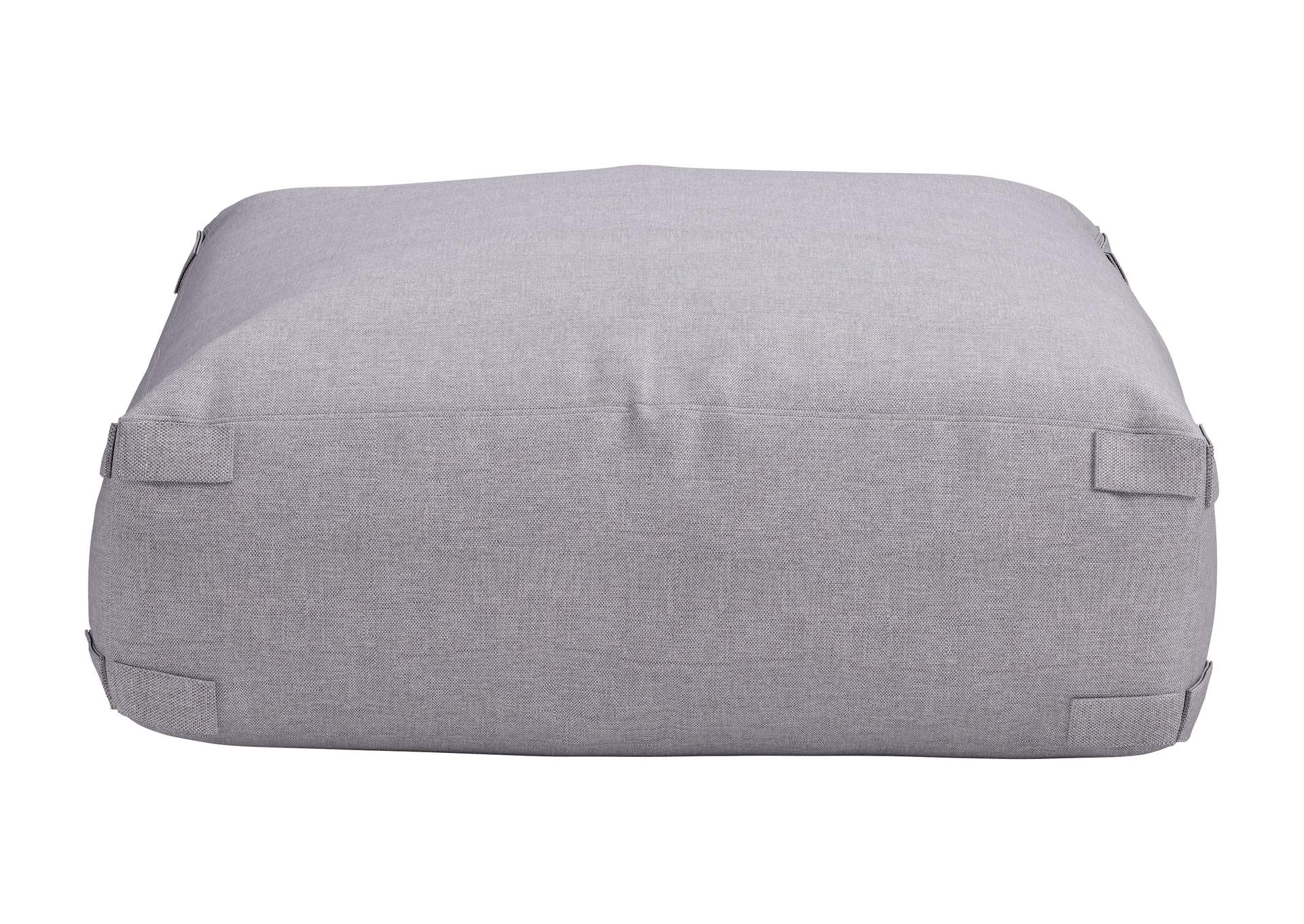 Luanda Outdoor Ottoman Gray image 5