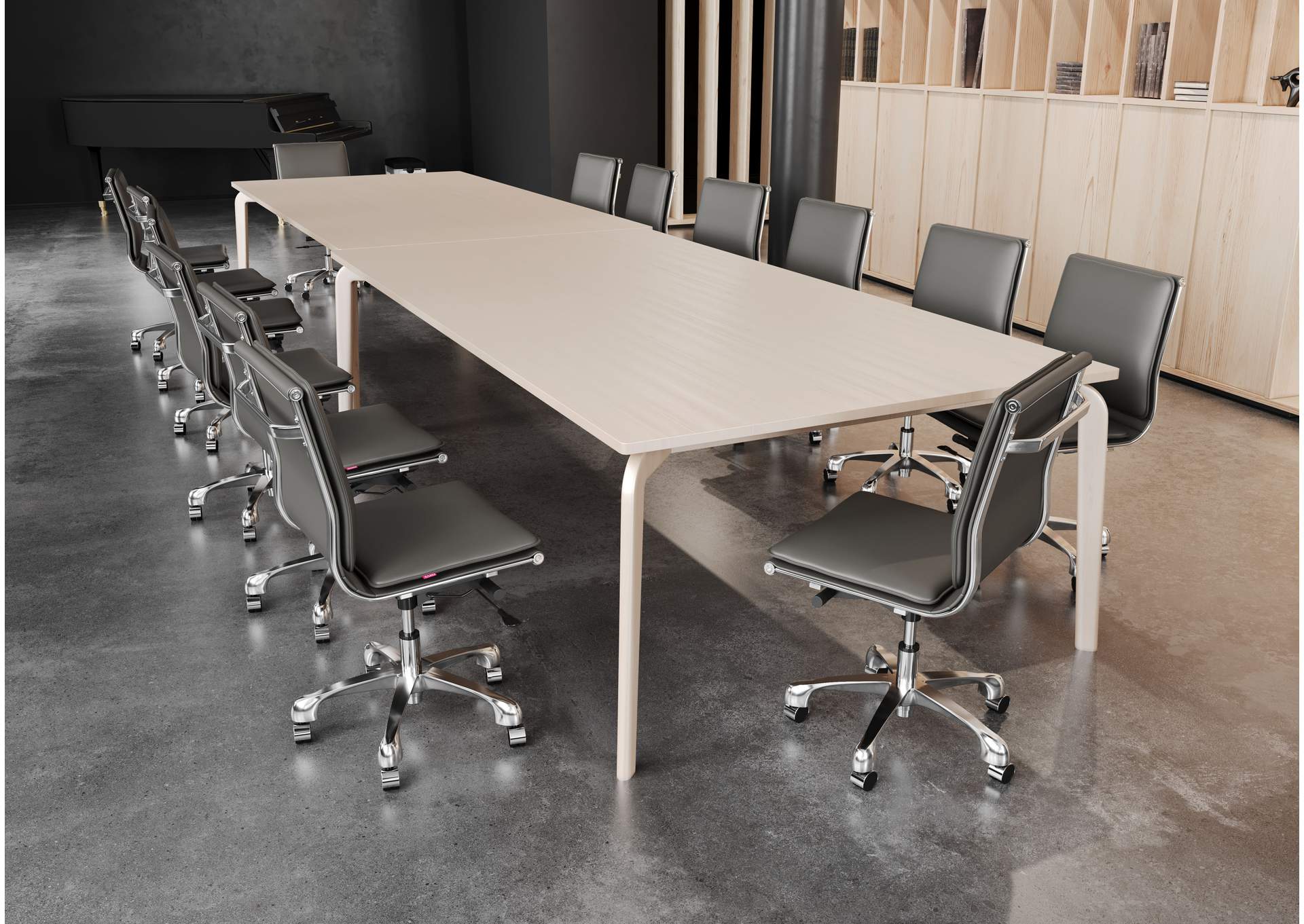 Lider Plus Armless Office Chair Gray image 3