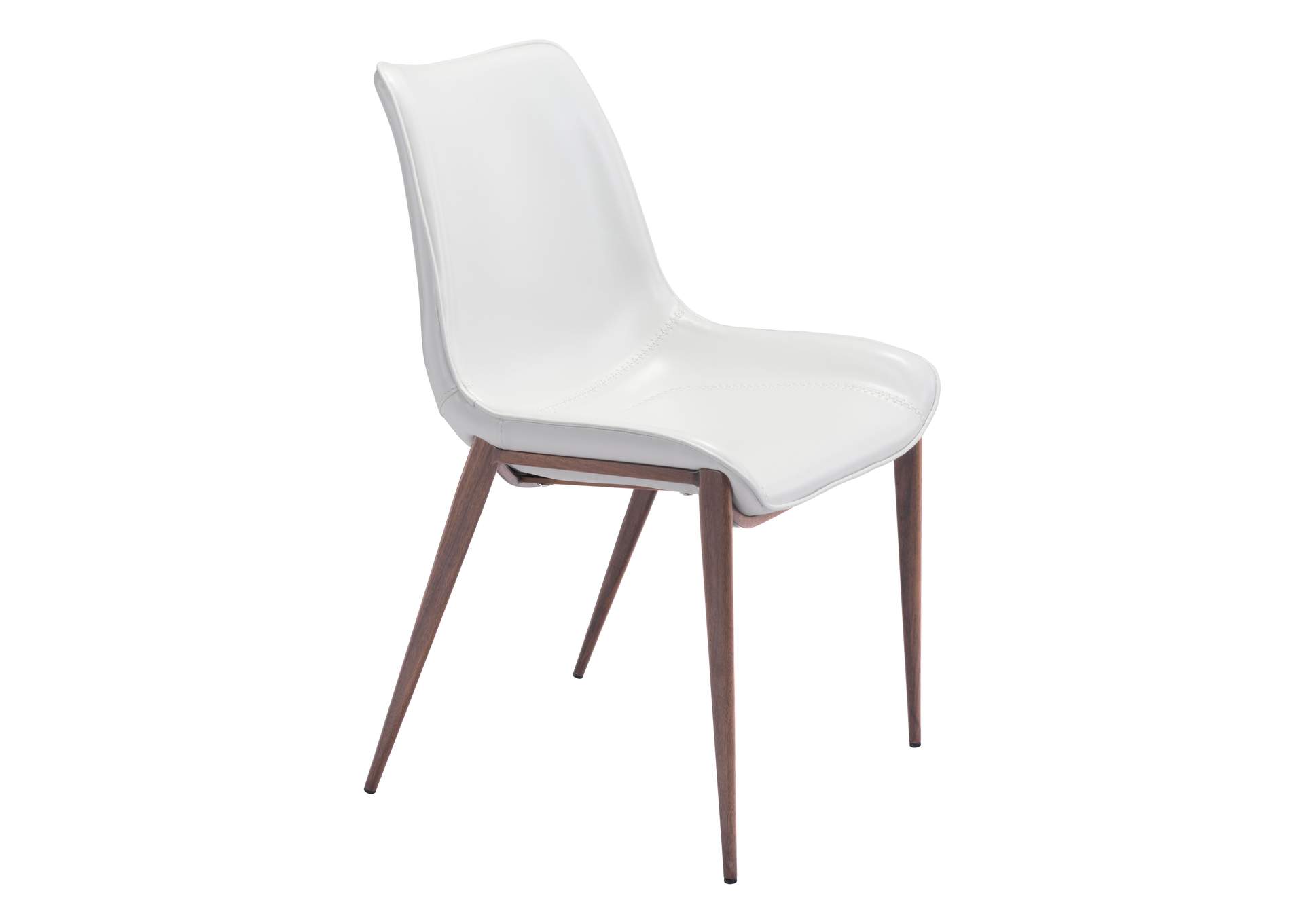 Magnus Dining Chair (Set Of 2) White & Walnut image 5