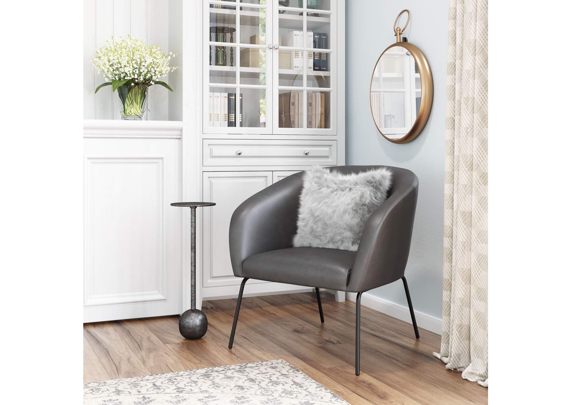 Quinten Accent Chair Vintage Gray image 1