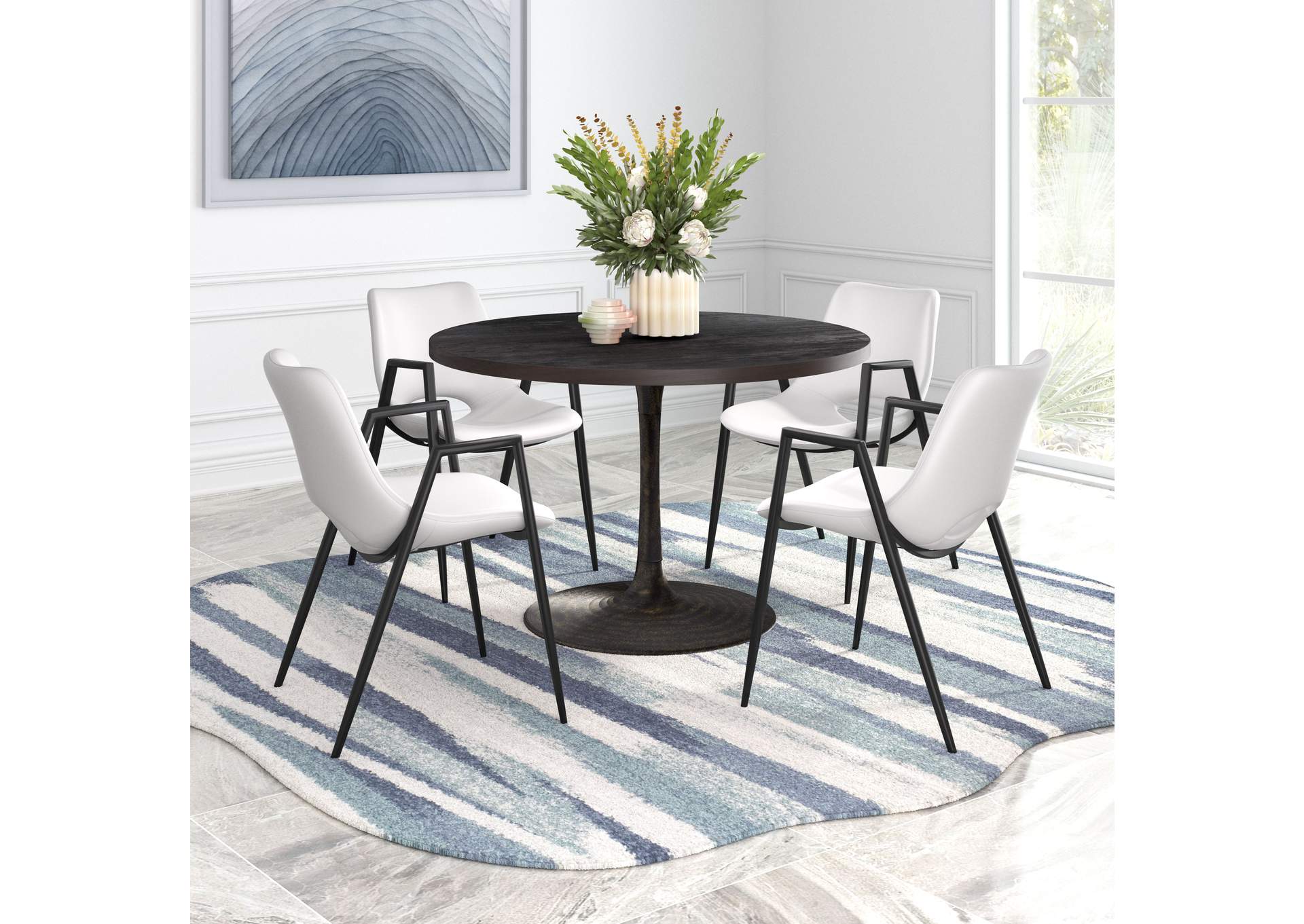 Desi Dining Chair (Set Of 2) White image 3