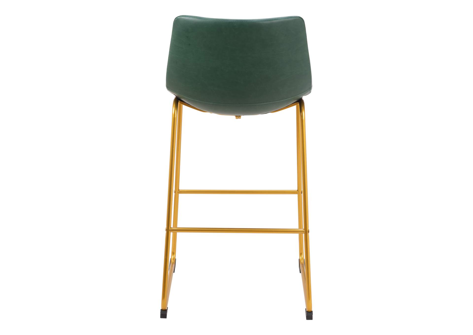 Augusta Barstool (Set Of 2) Green & Gold image 6