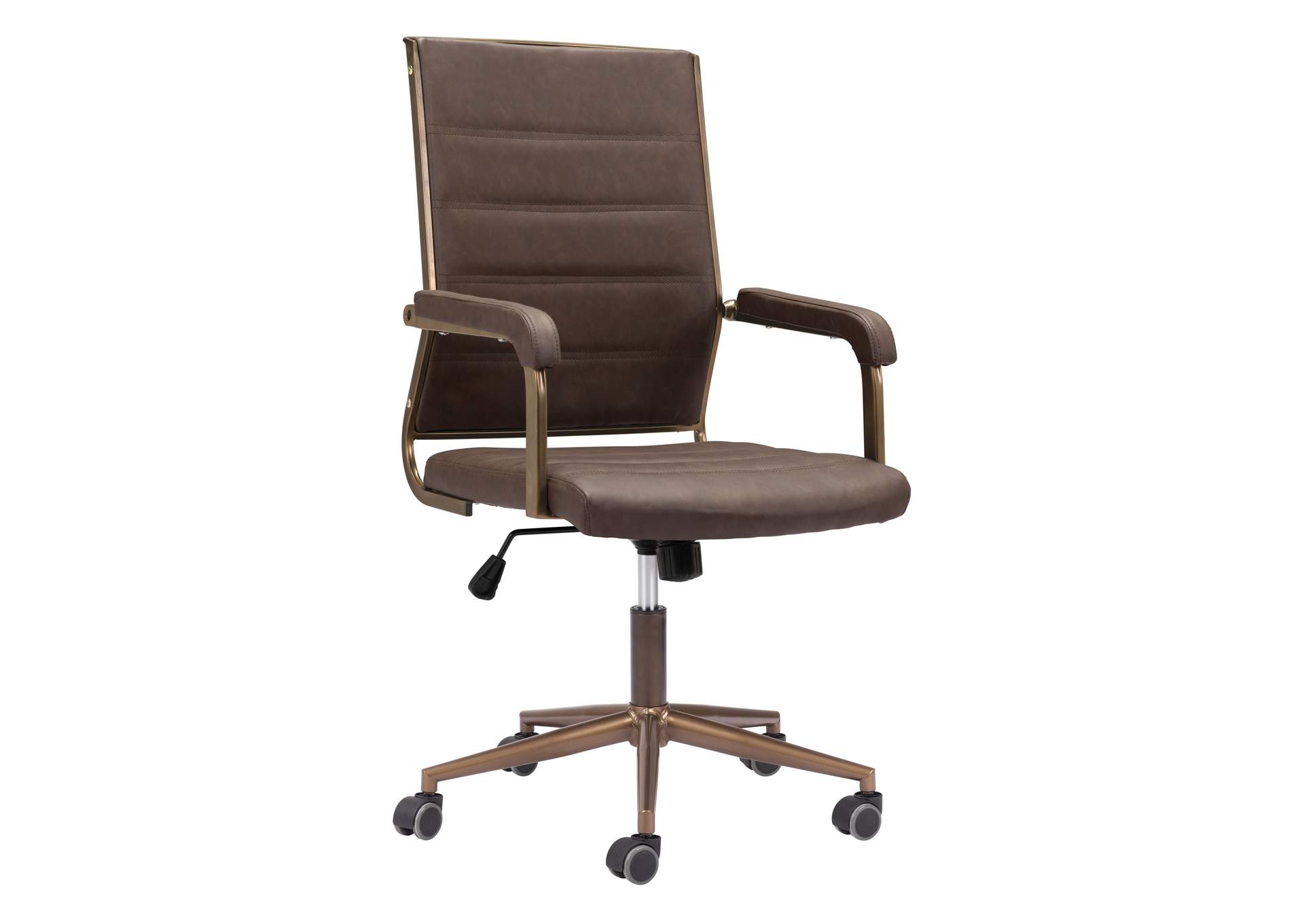 Auction Office Chair Espresso image 4