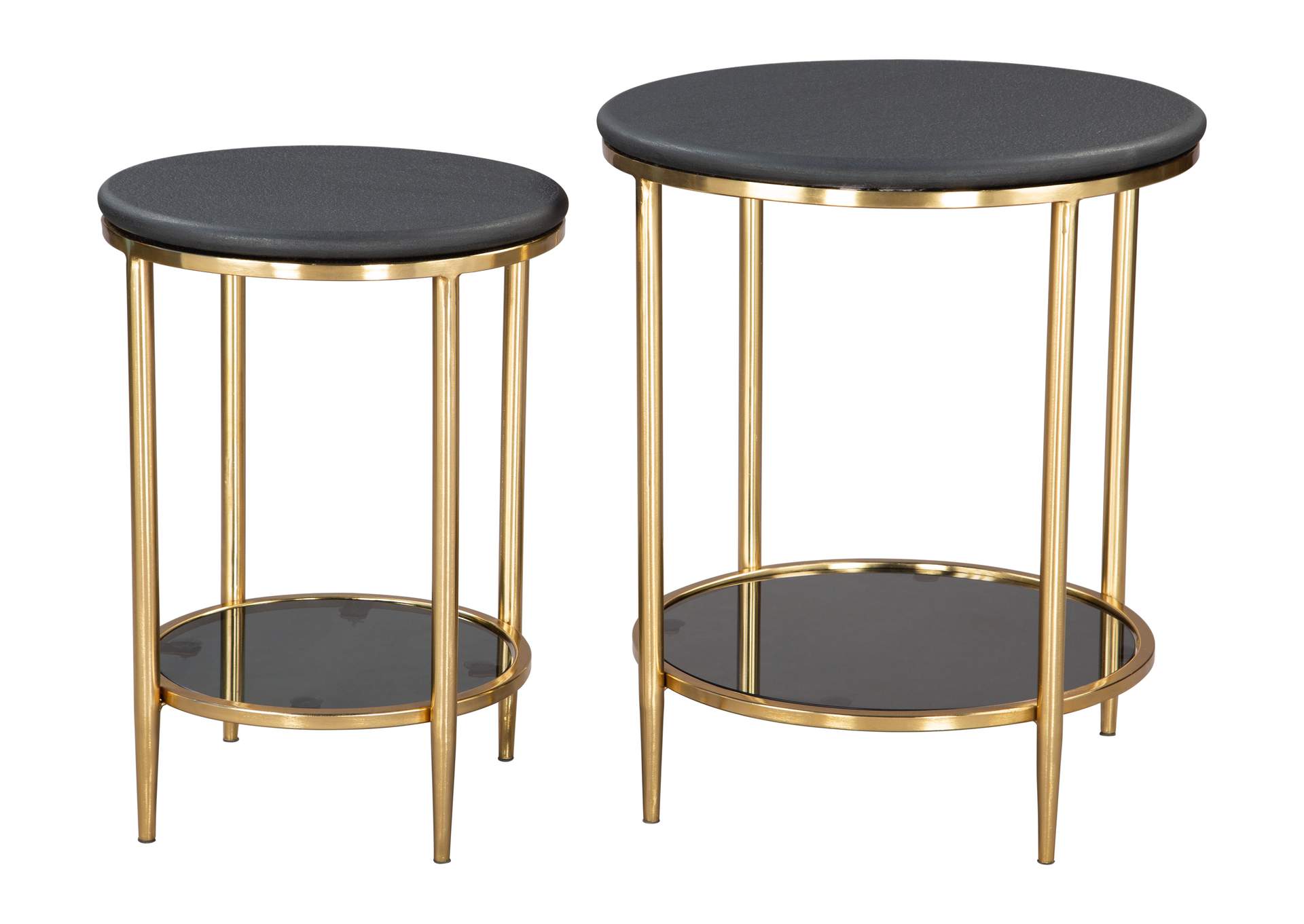 Koper Coffee Table Set (2-Piece) Black image 1