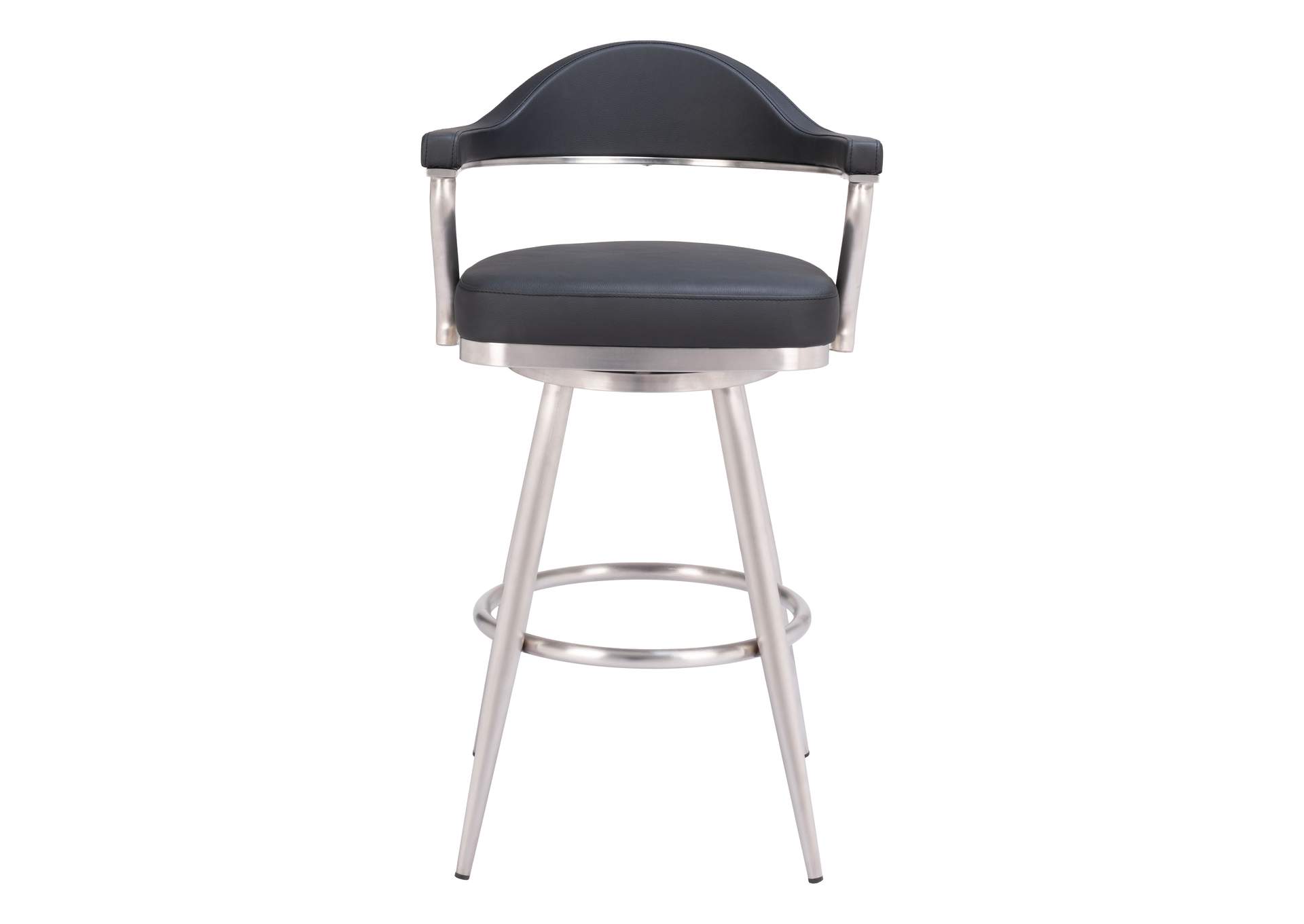 Vagur Swivel Barstool Black image 5