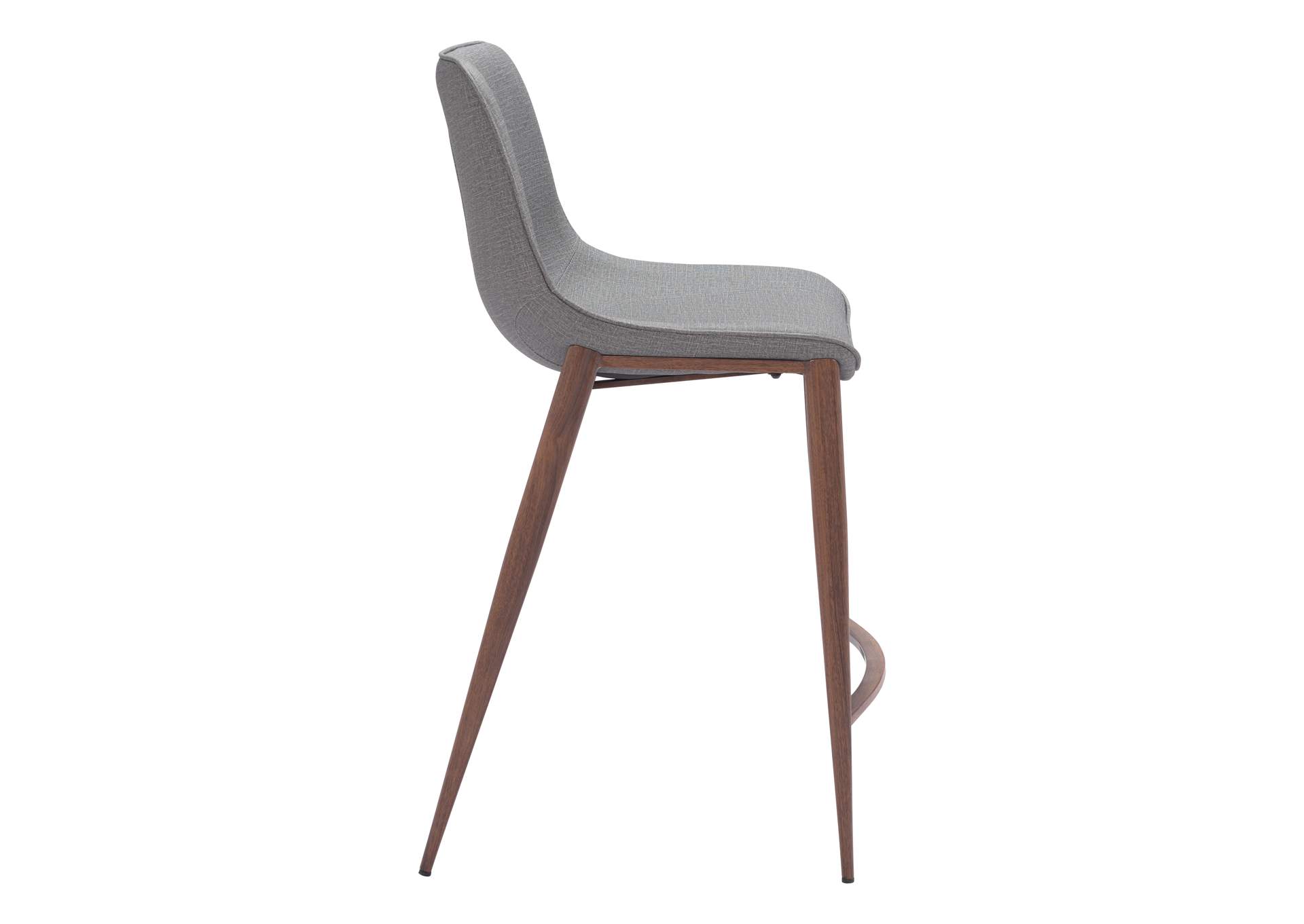 Magnus Counter Stool (Set Of 2) Slate Gray & Walnut image 4