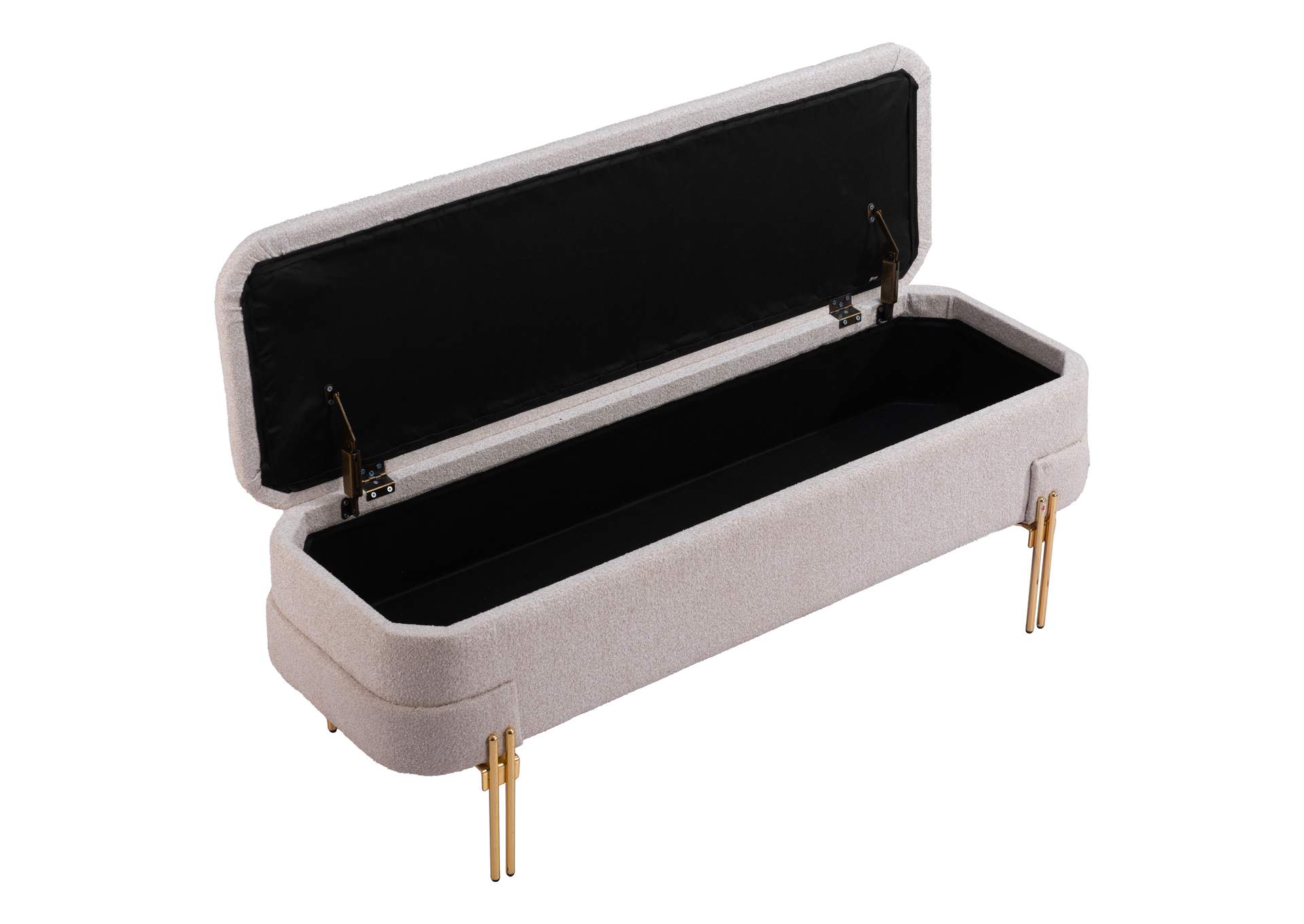 Lebreton Storage Bench Oatmeal Beige image 9