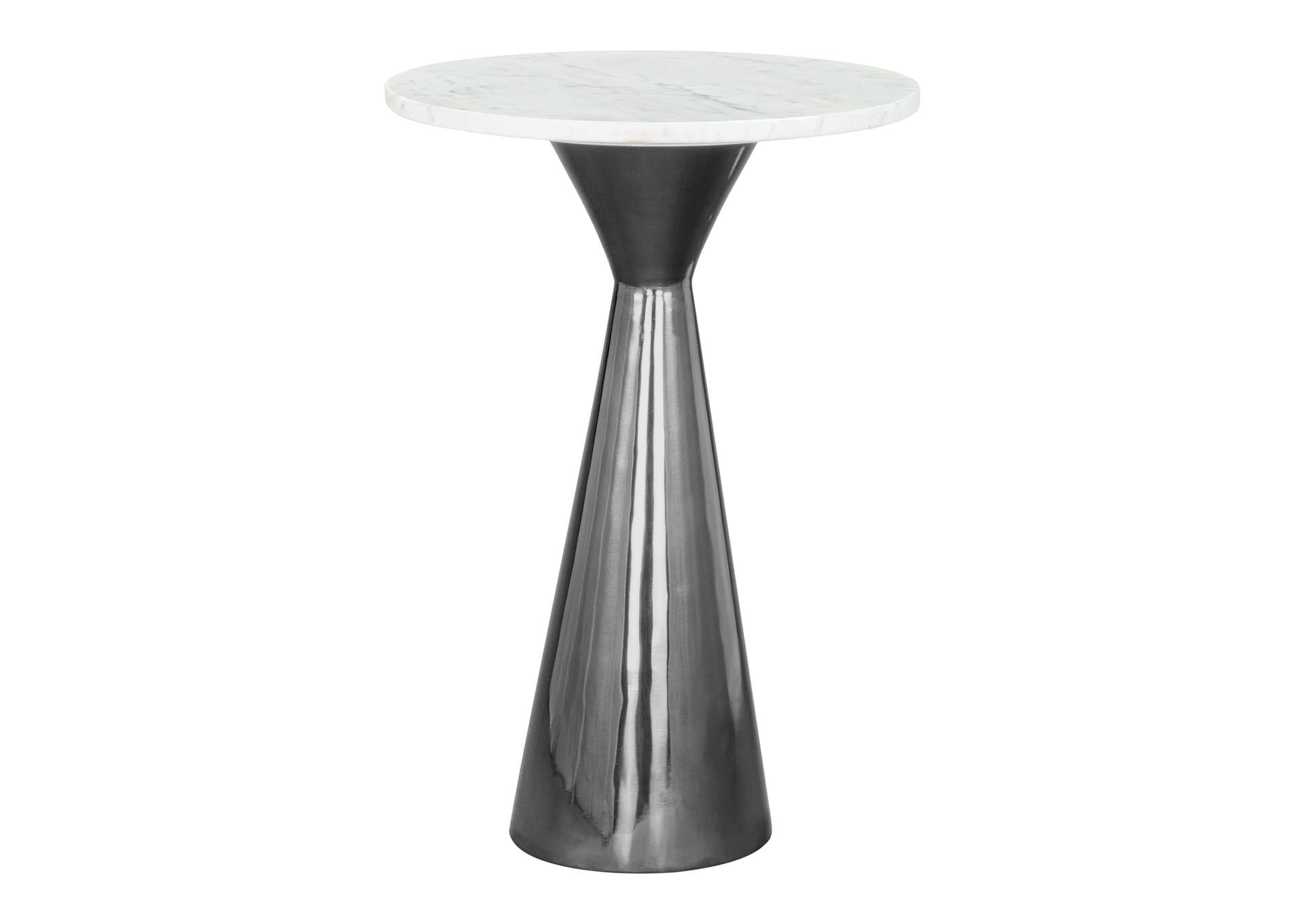 Tim Side Table White & Black image 3