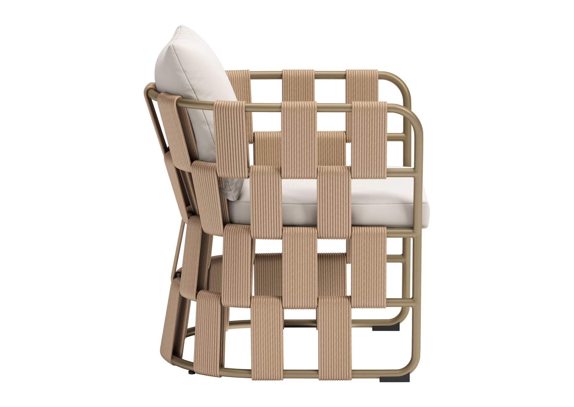 Quadrat Outdoor Dining Chair White image 5