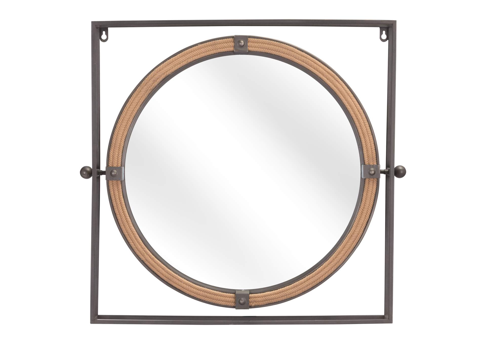 Capell Mirror Antique Gray image 5