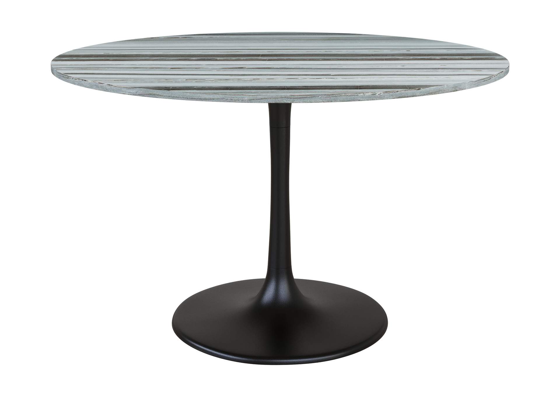 Central City Dining Table Gray & Black image 3