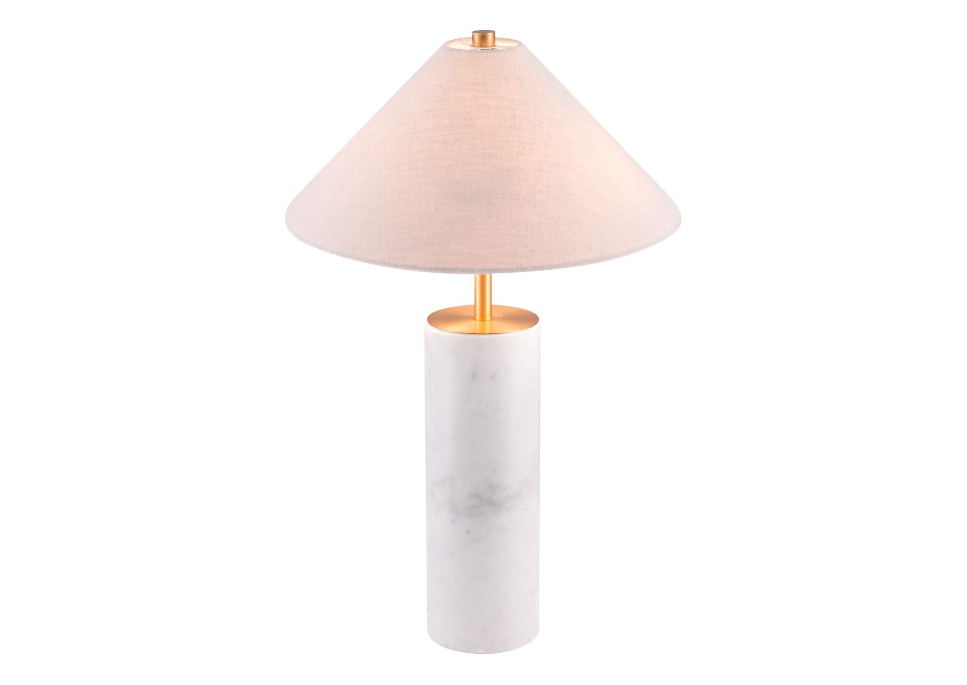 Ciara Table Lamp Beige & White image 5