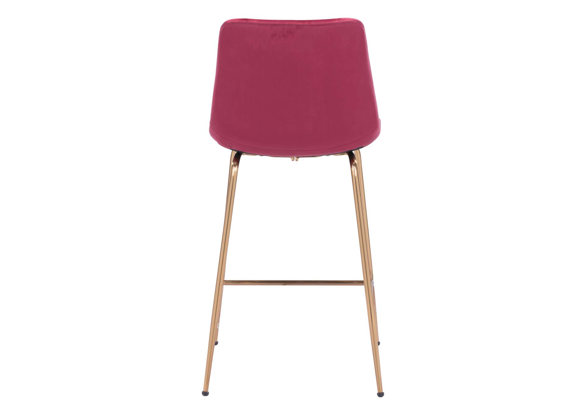 Tony Counter Stool Red & Gold image 7