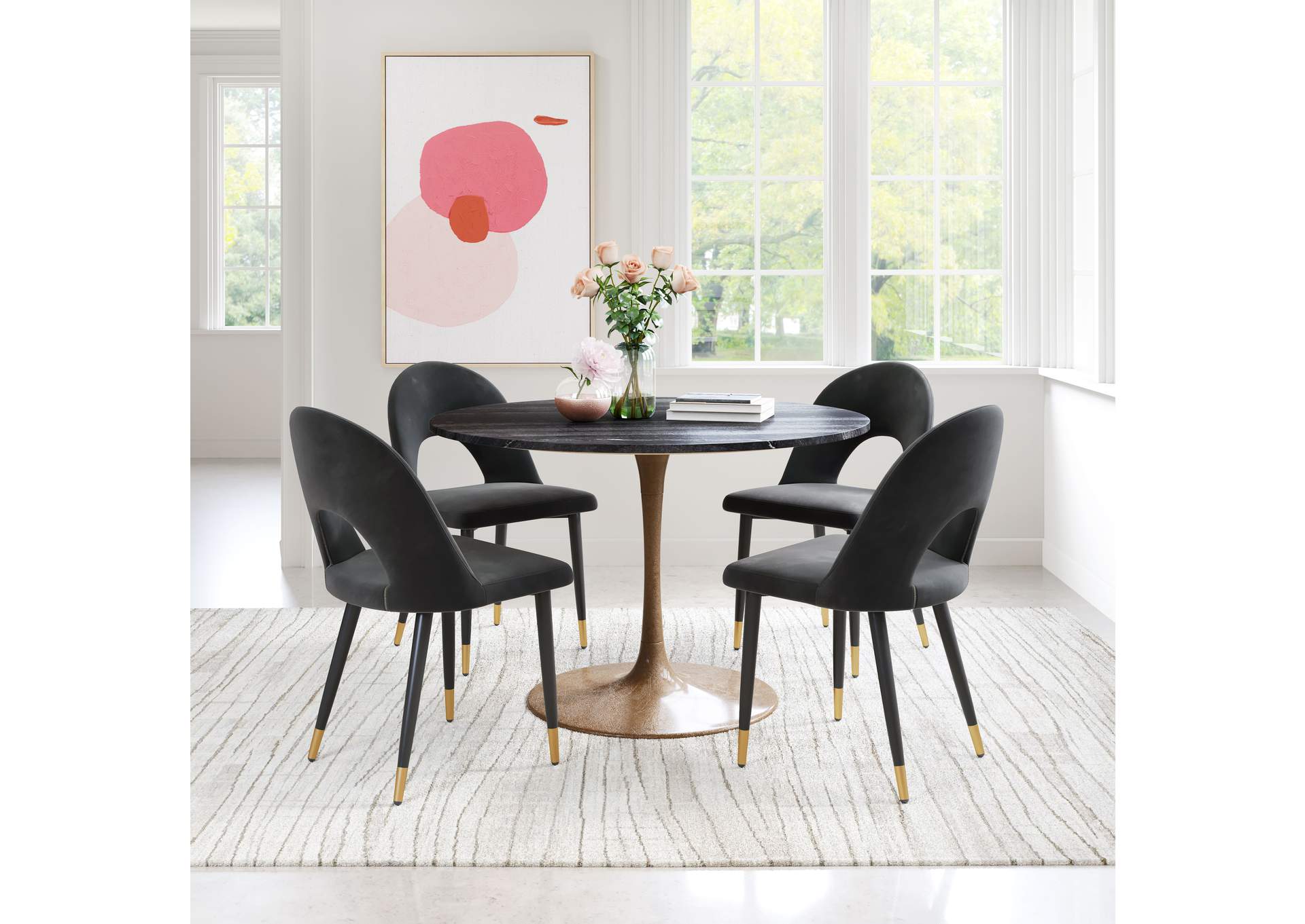 Menlo Dining Chair (Set Of 2) Black image 3