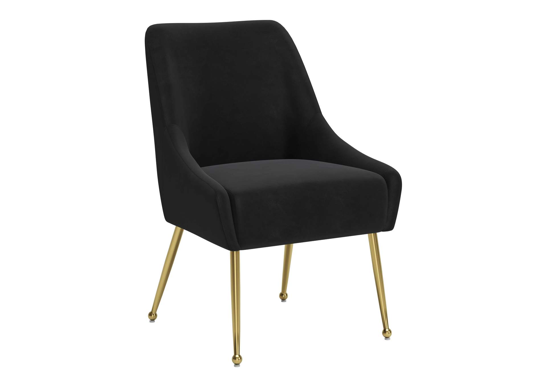 Maxine Dining Chair Black & Gold image 4