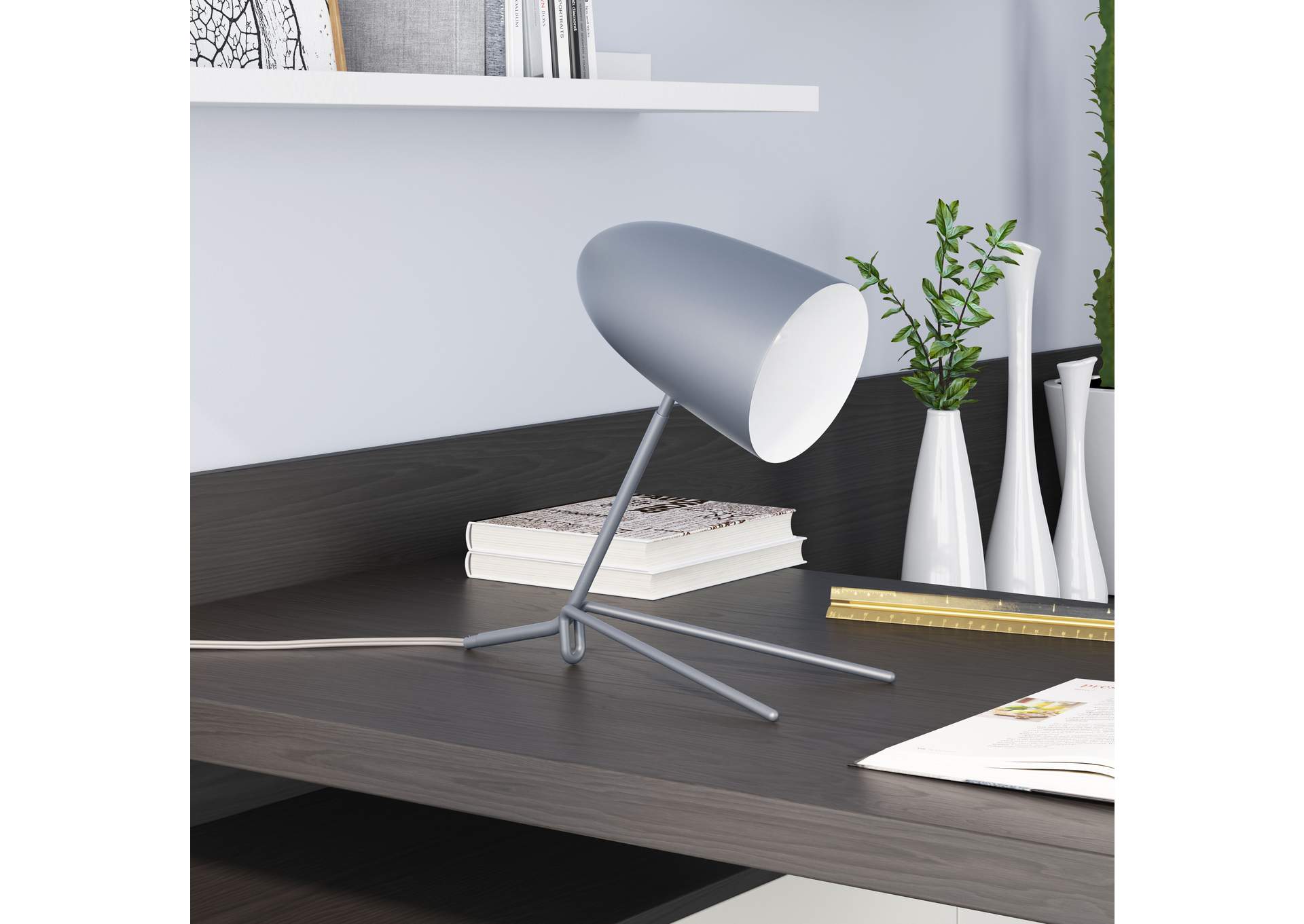 Jamison Table Lamp Gray image 1