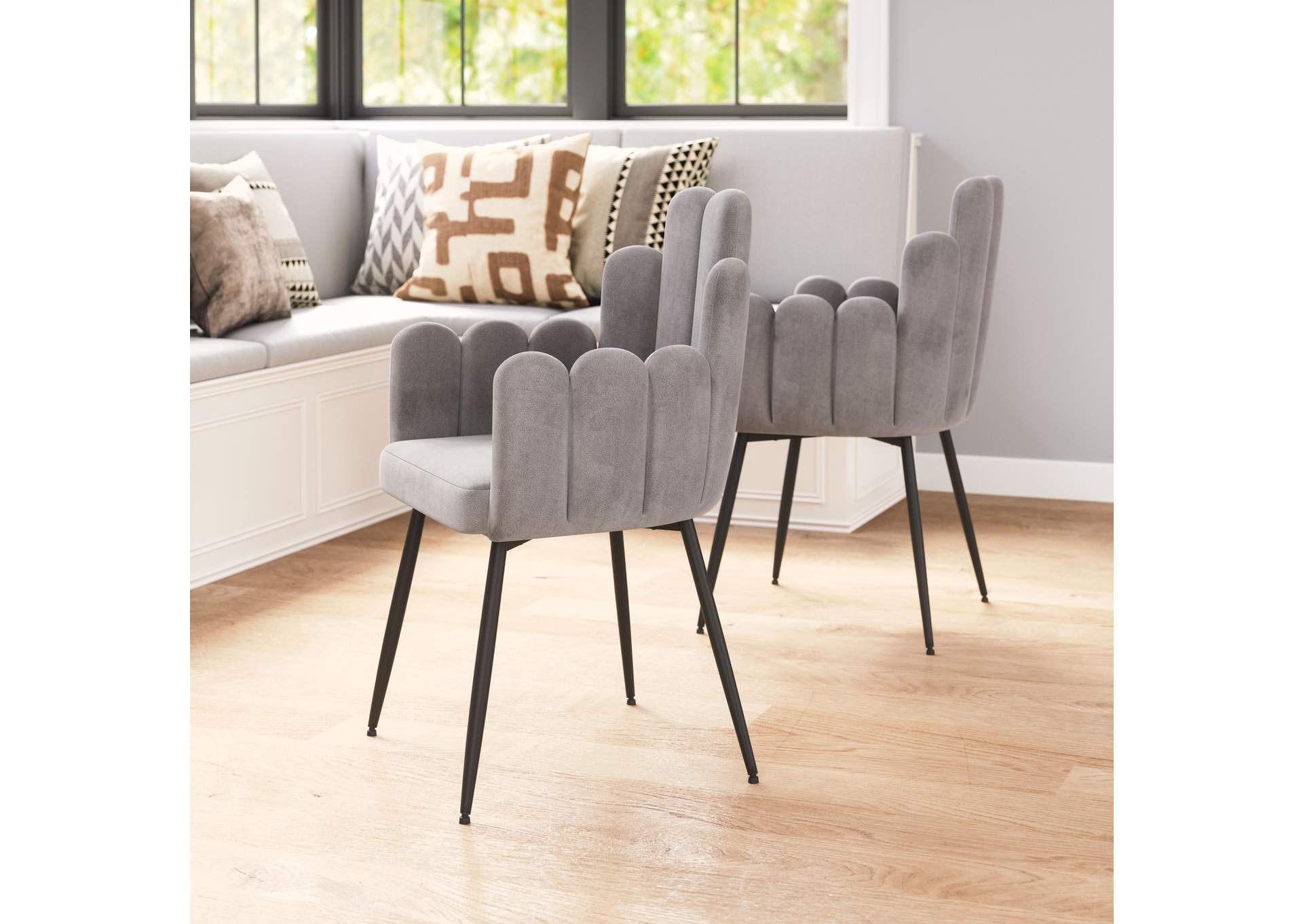 Noosa Dining Chair (Set Of 2) Gray image 1