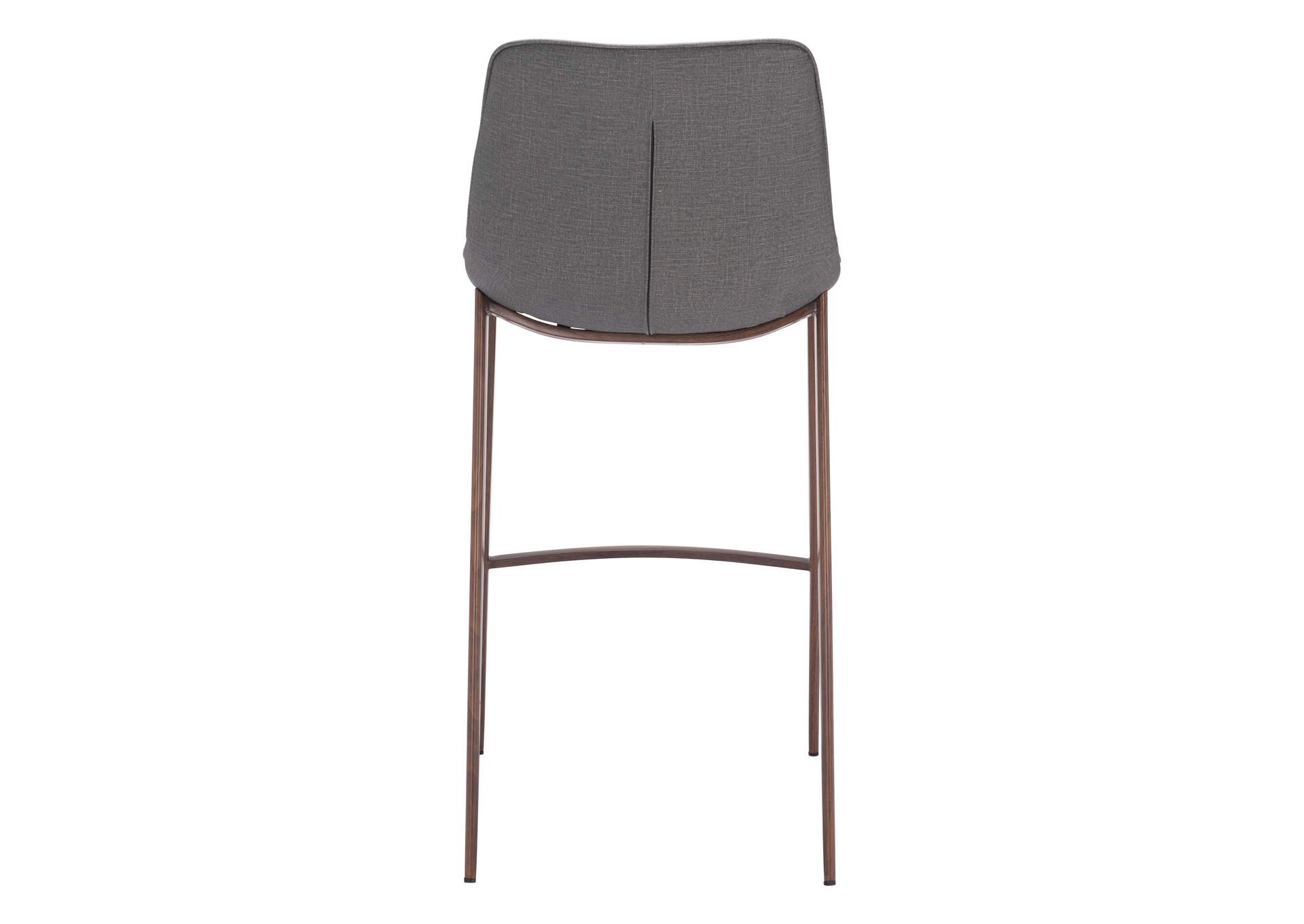 Magnus Barstool (Set Of 2) Slate Gray & Walnut image 6