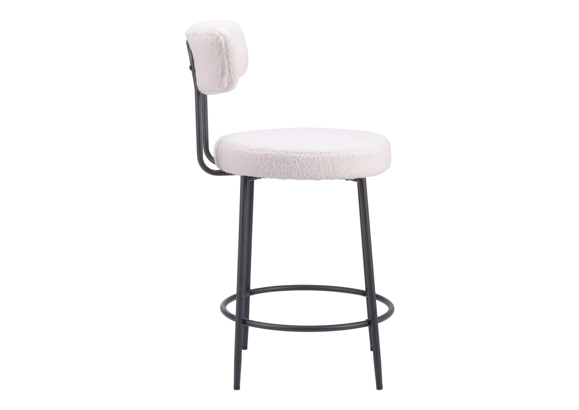 Blanca Counter Stool (Set Of 2) Ivory image 4