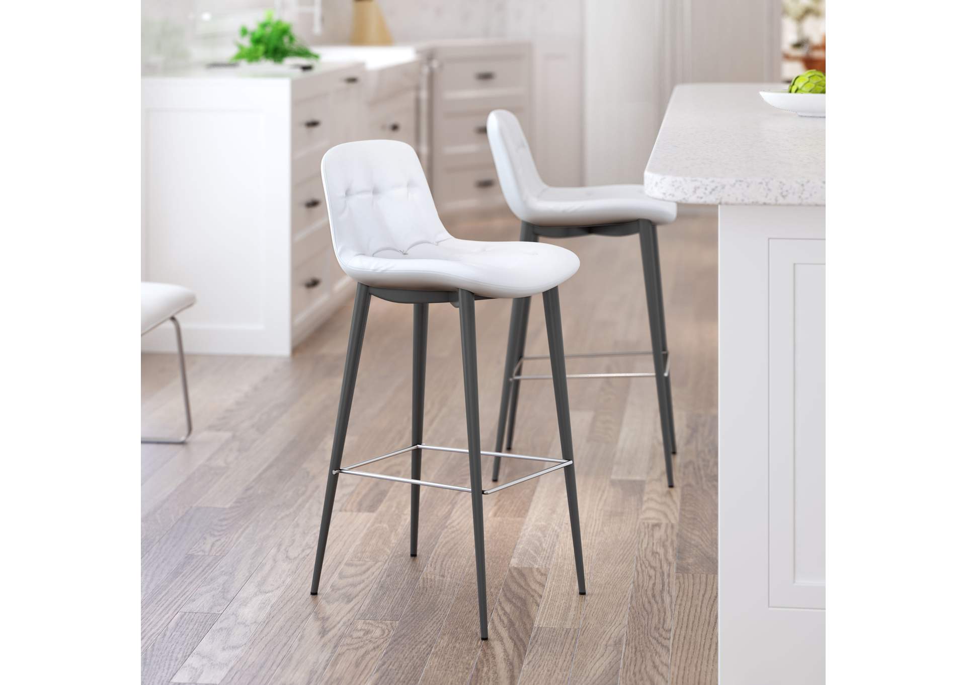 Tangiers Barstool (Set Of 2) White image 1