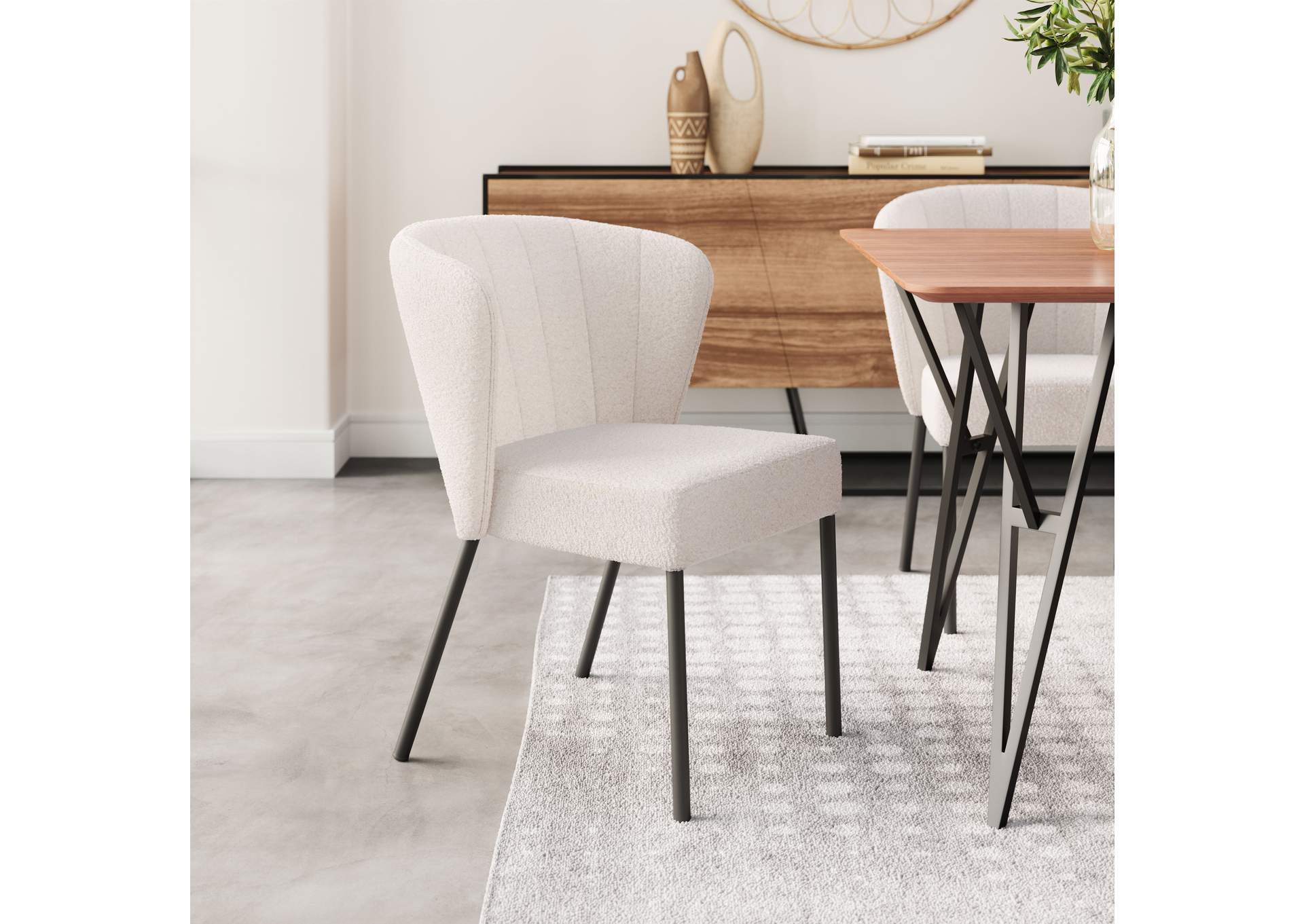 Aimee Dining Chair (Set Of 2) Cream image 1