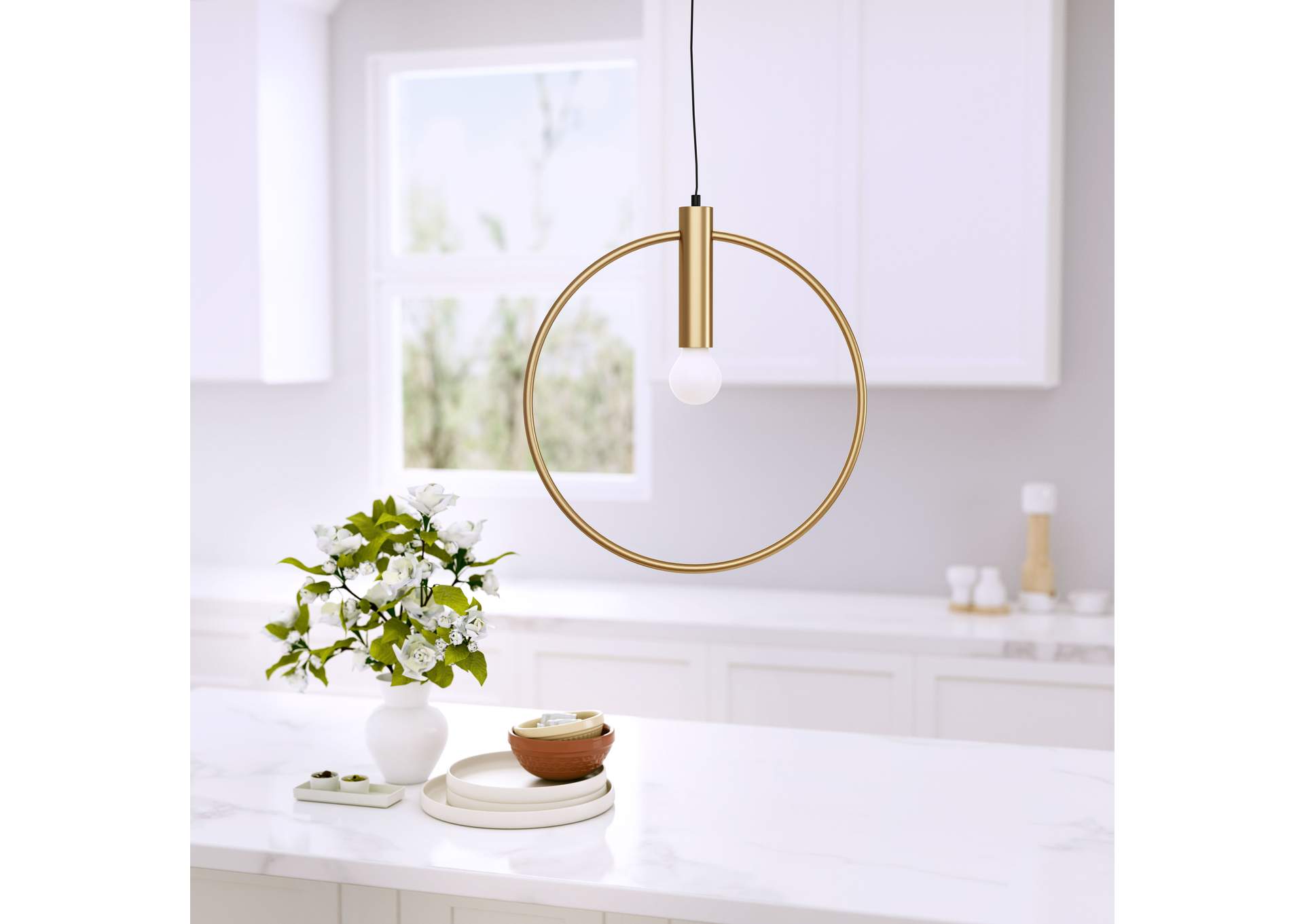 Irenza Ceiling Lamp Brass image 1