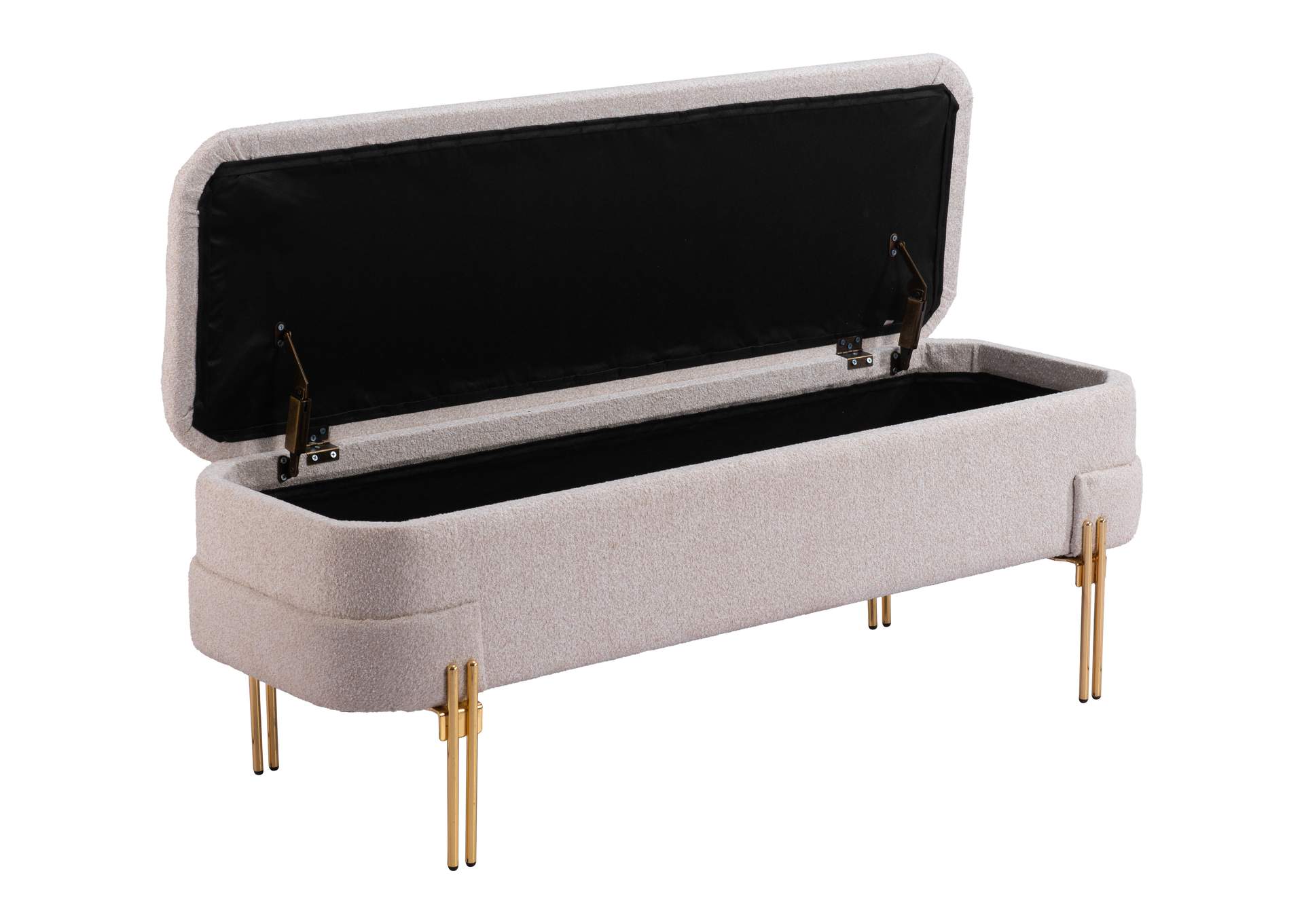 Lebreton Storage Bench Oatmeal Beige image 8