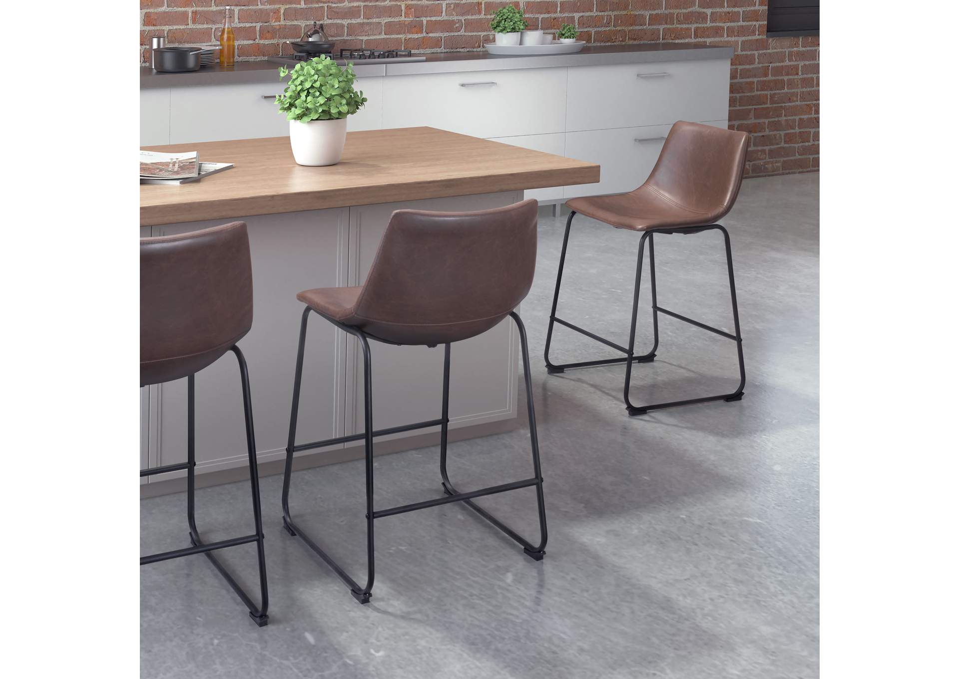Smart Counter Stool (Set Of 2) Vintage Espresso image 1
