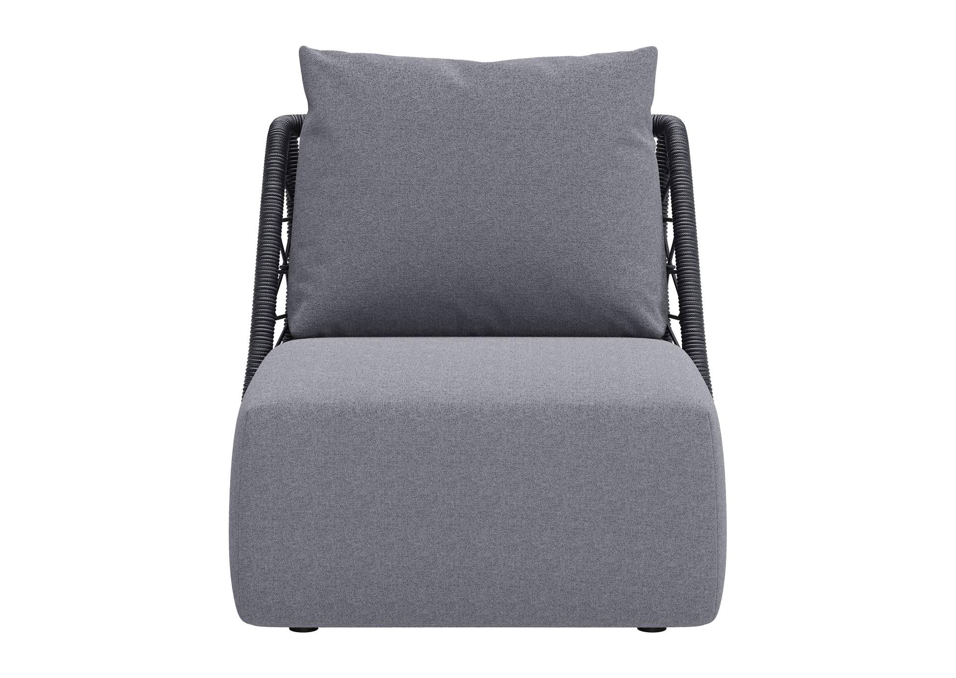 Mekan Outdoor Accent Chair Gray image 7