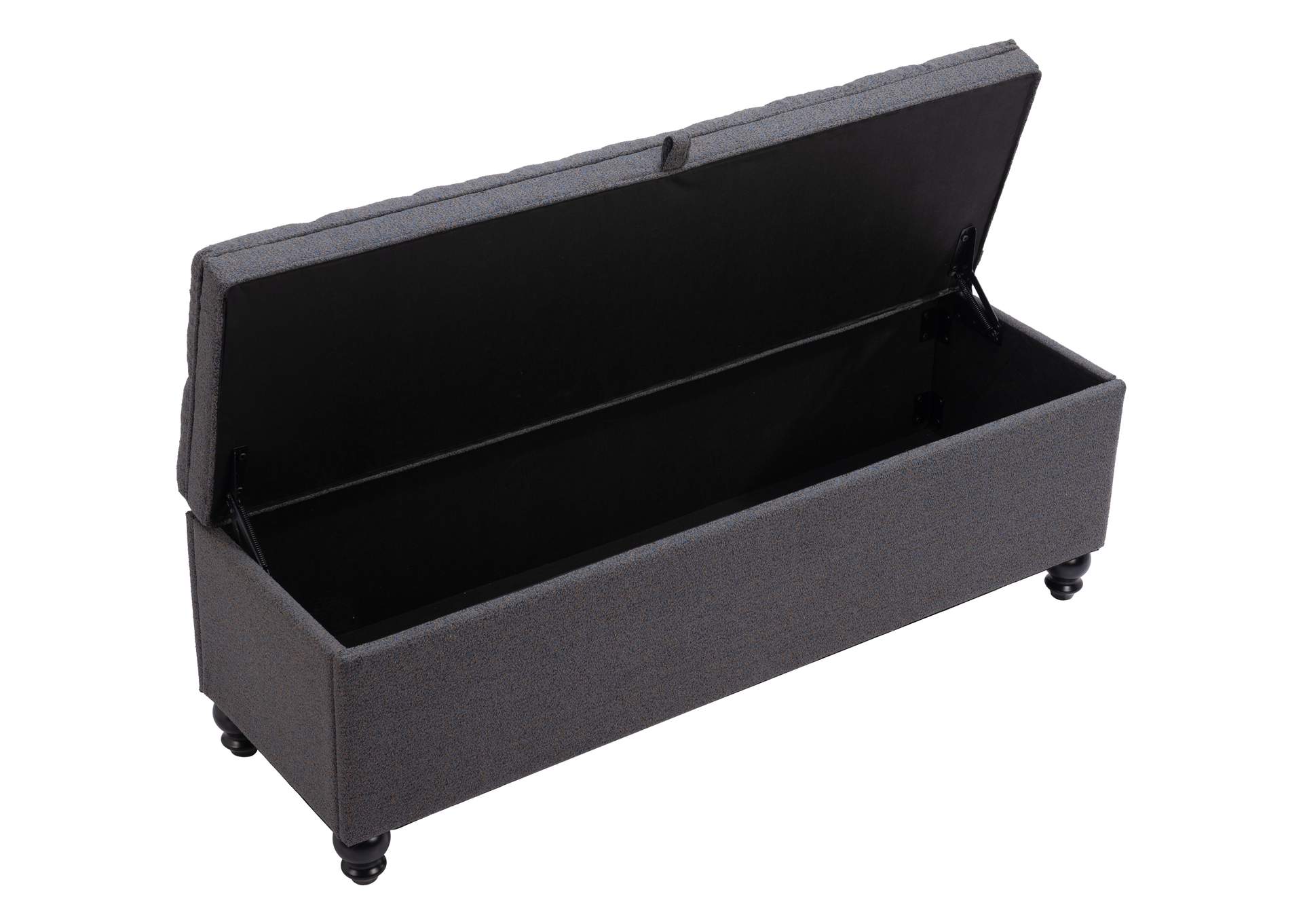 Halifax Storage Bench Gravel Gray image 6