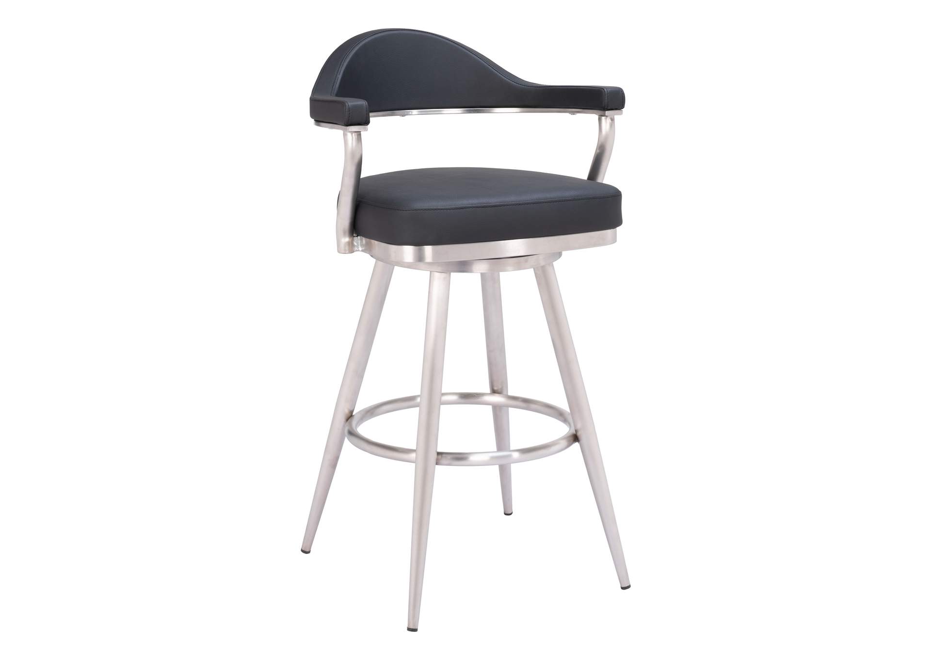 Vagur Swivel Barstool Black image 8