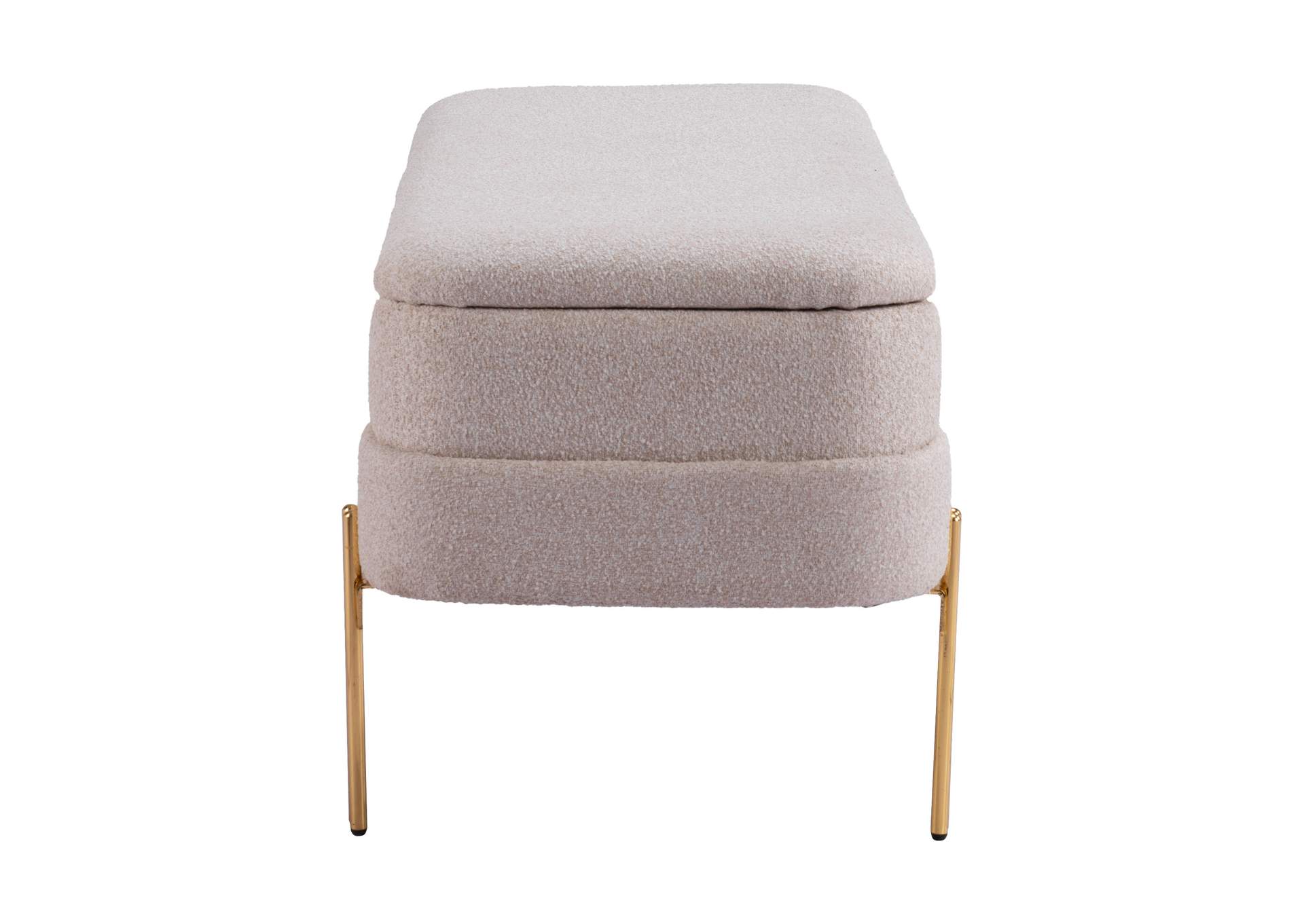 Lebreton Storage Bench Oatmeal Beige image 5