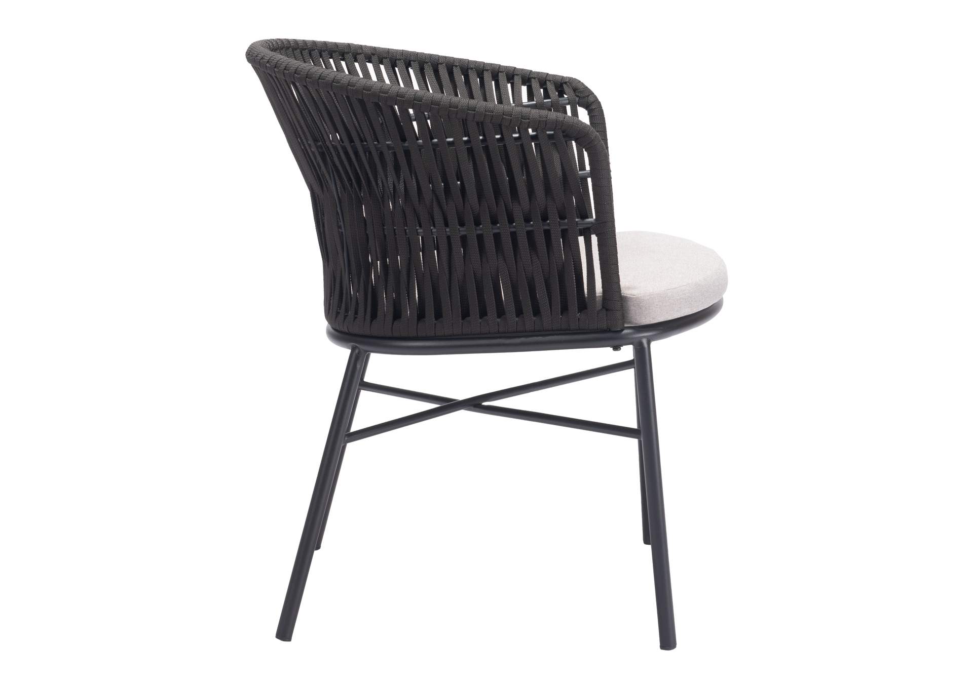 Freycinet Outdoor Dining Chair (Set Of 2) Black image 4