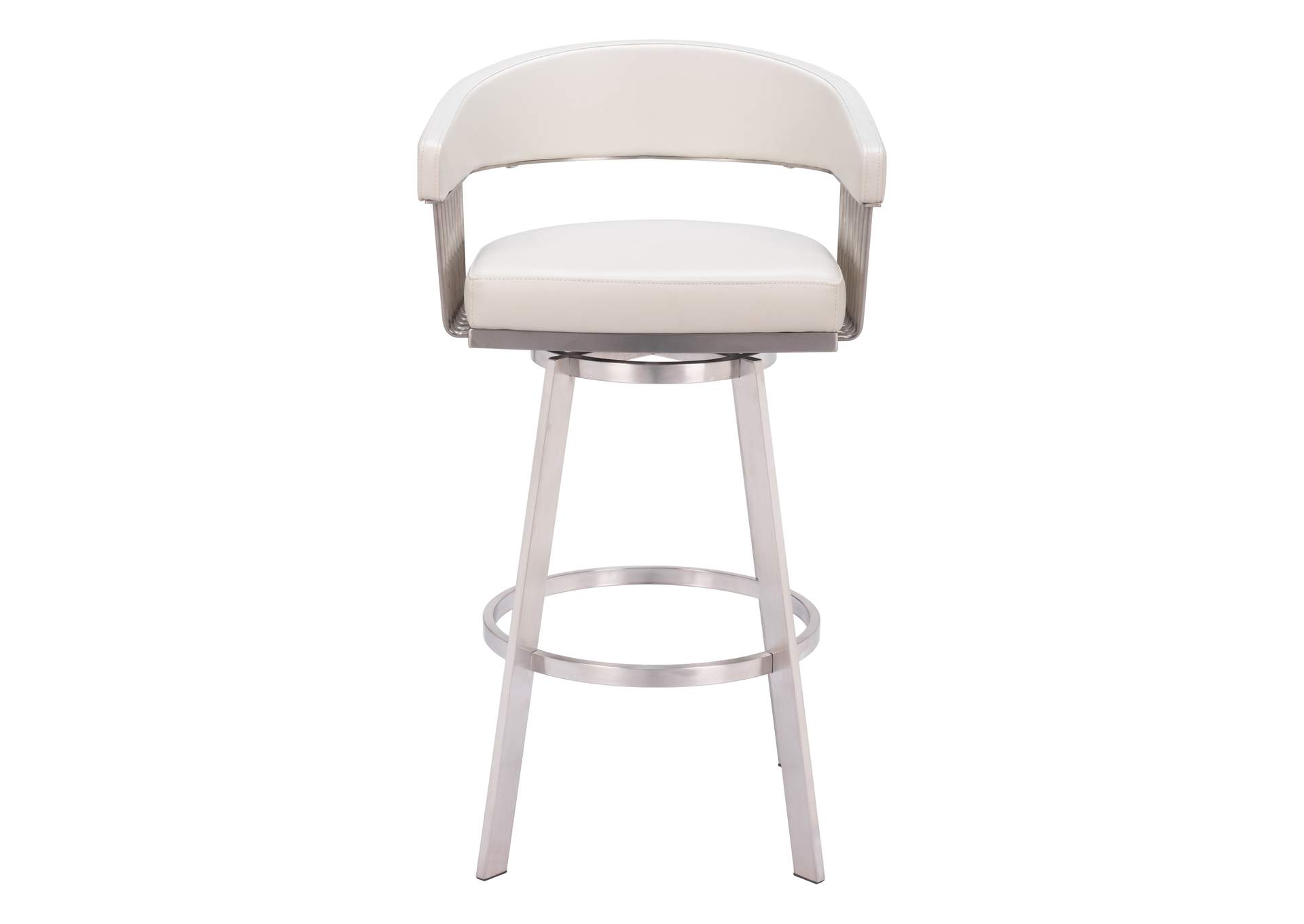 Bantry Swivel Barstool White image 4