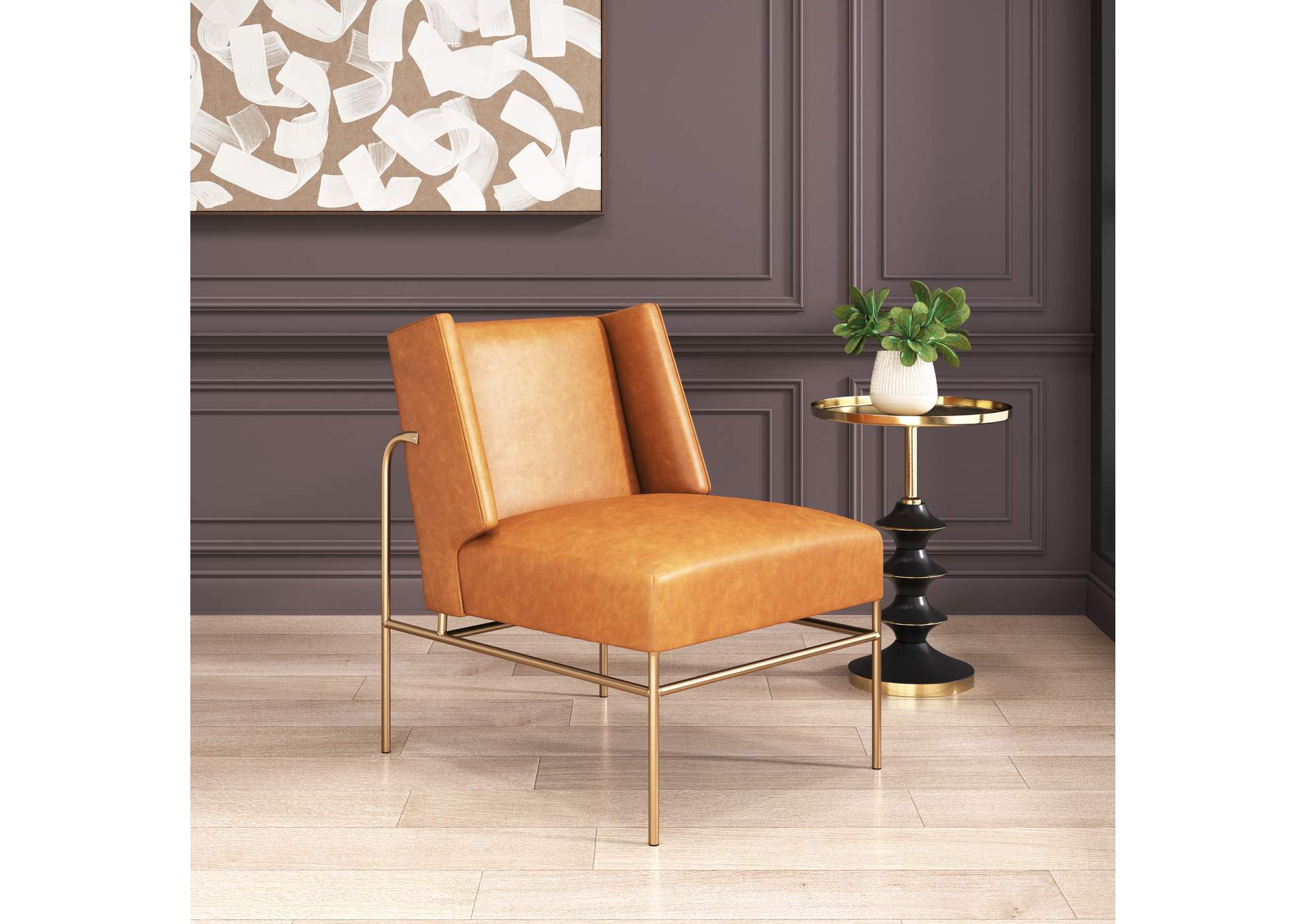Atlanta Accent Chair Brown image 1