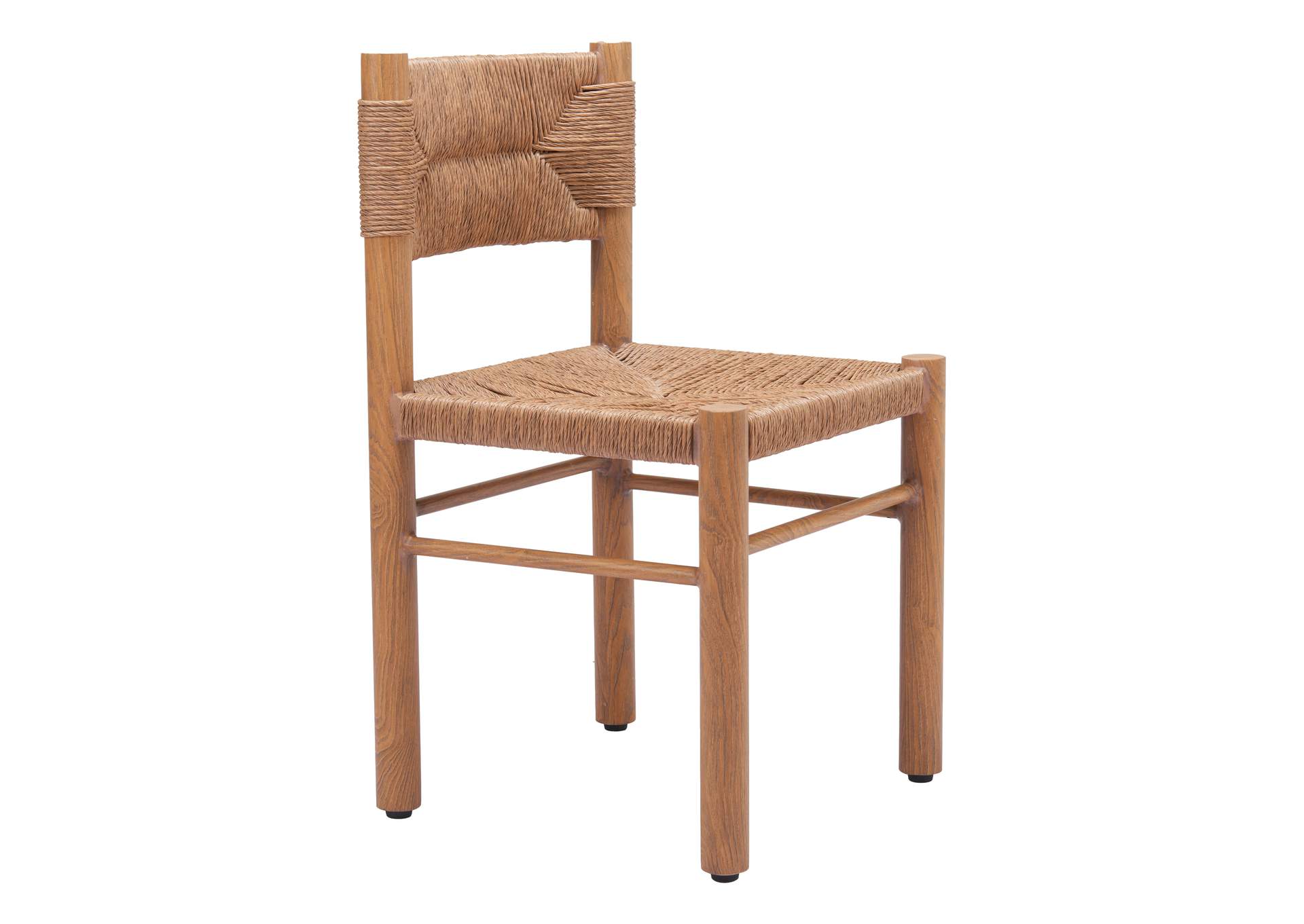 Iska Outdoor Dining Chair (Set Of 2) Natural image 5