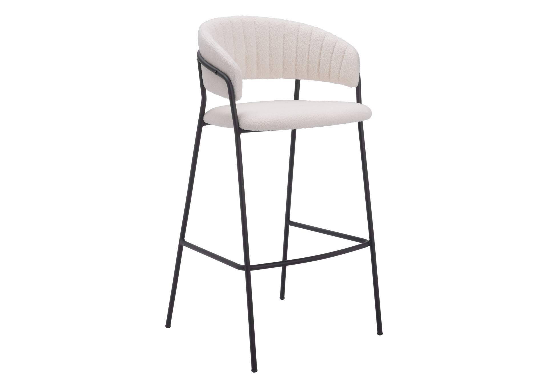 Josephine Barstool (Set Of 2) Cream image 3