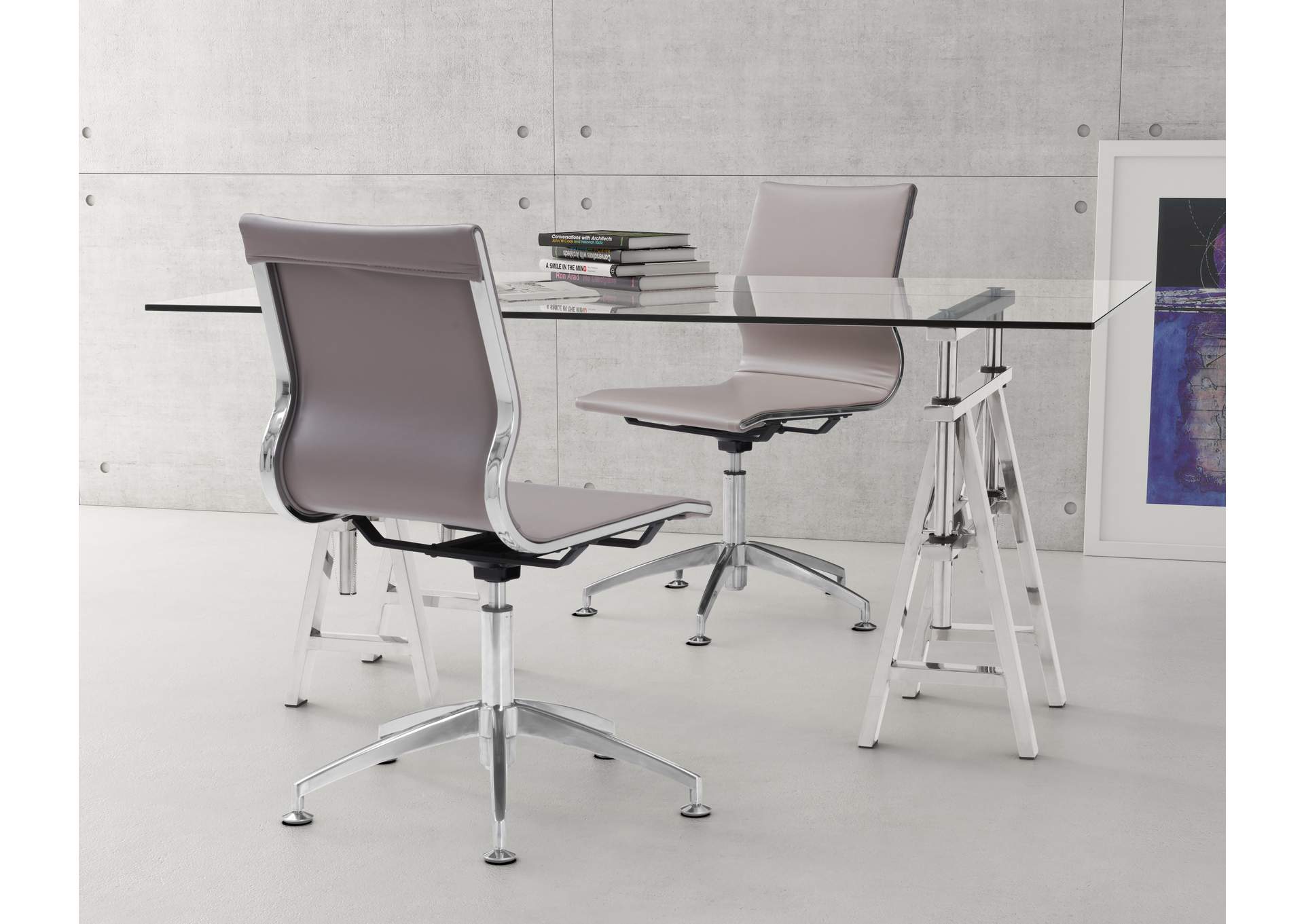 Glider Conference Chair Taupe image 1