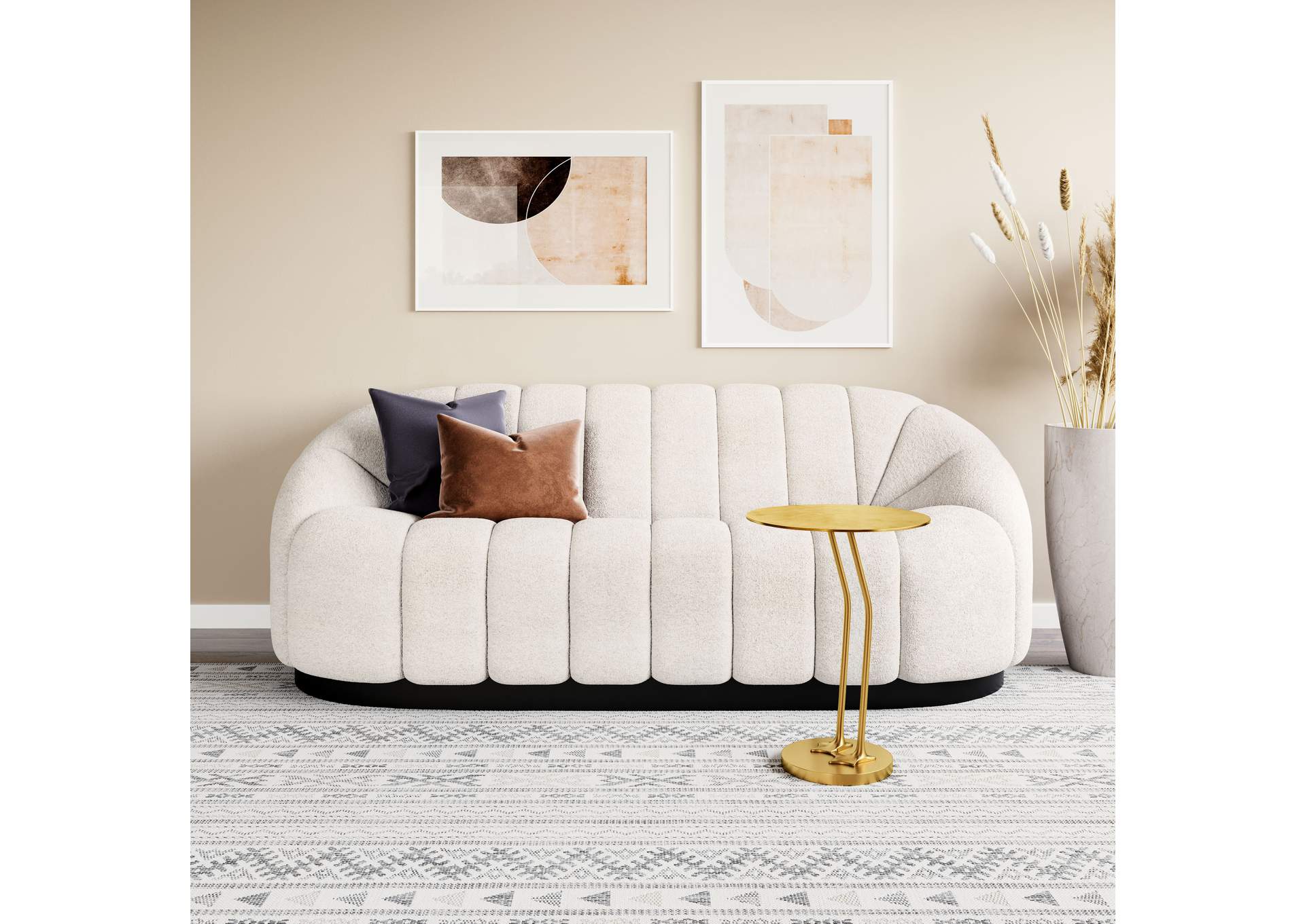 Bhutan Sofa Cream image 3