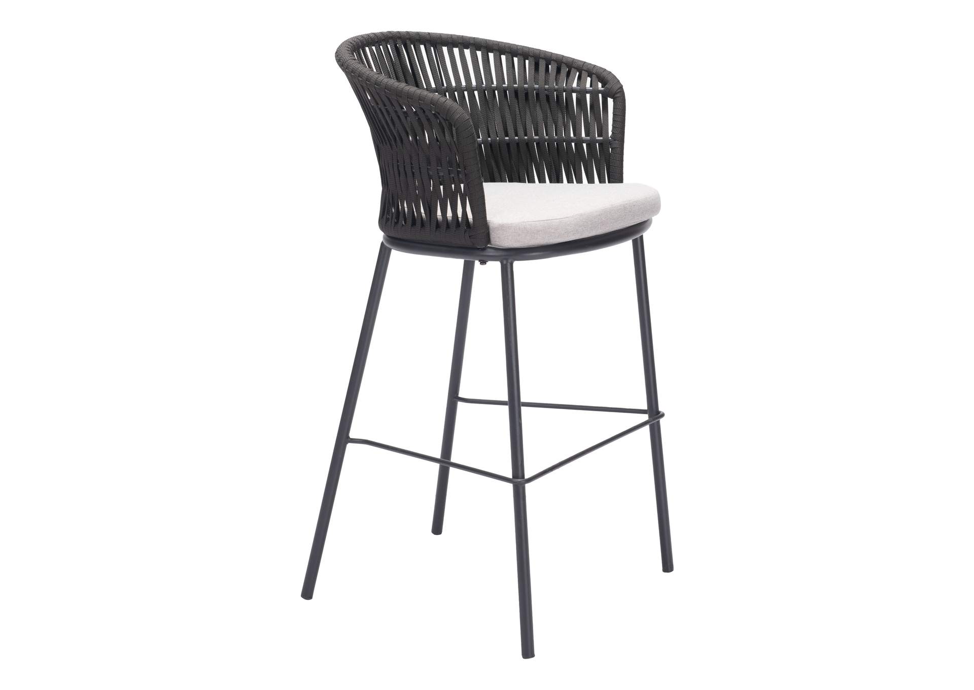 Freycinet Outdoor Barstool (Set Of 2) Black image 7