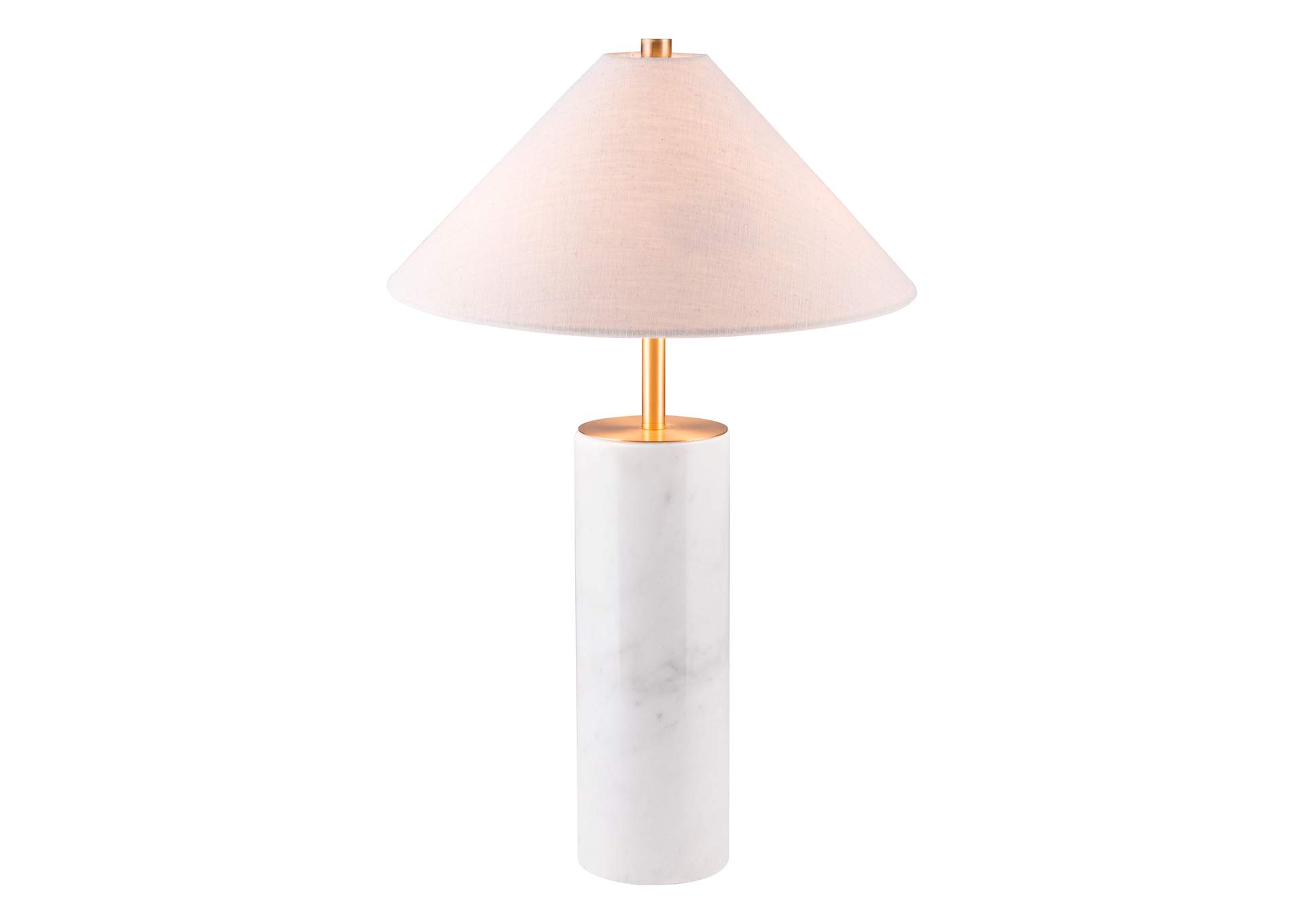 Ciara Table Lamp Beige & White image 4