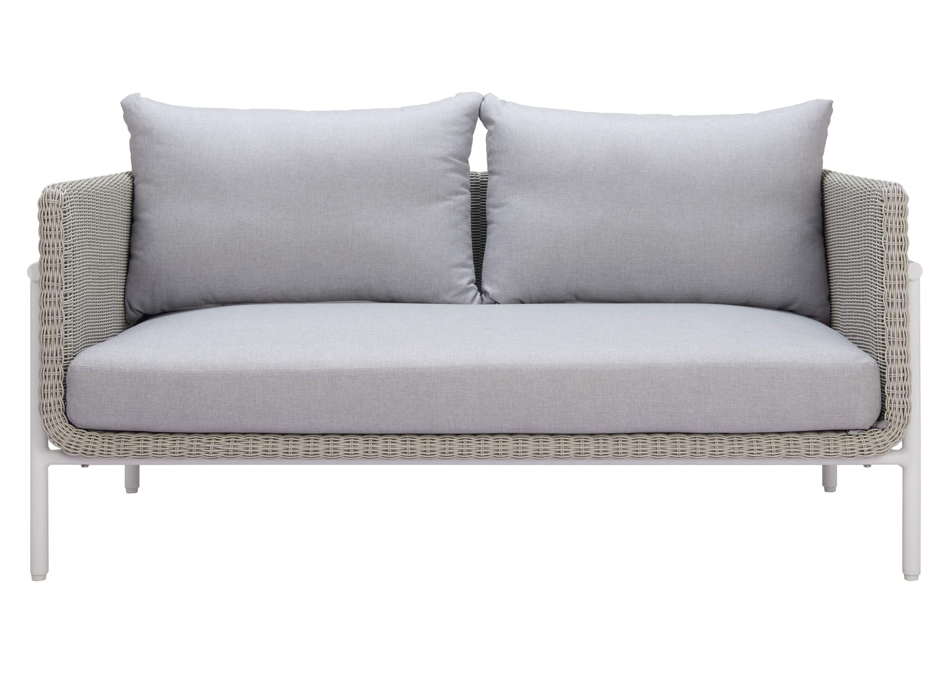 Frais Outdoor Loveseat Gray image 6