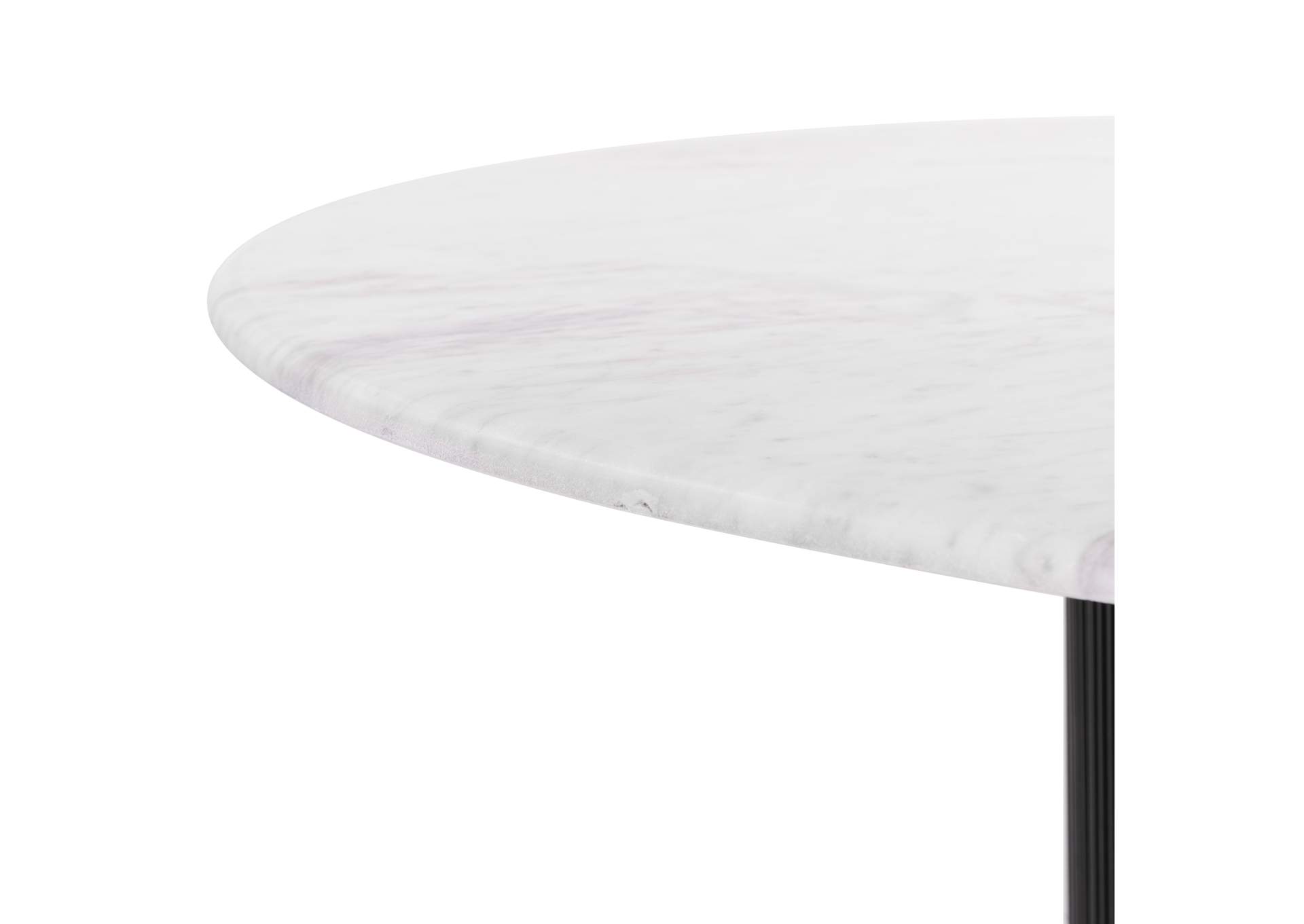 Izola Dining Table White & Black image 9