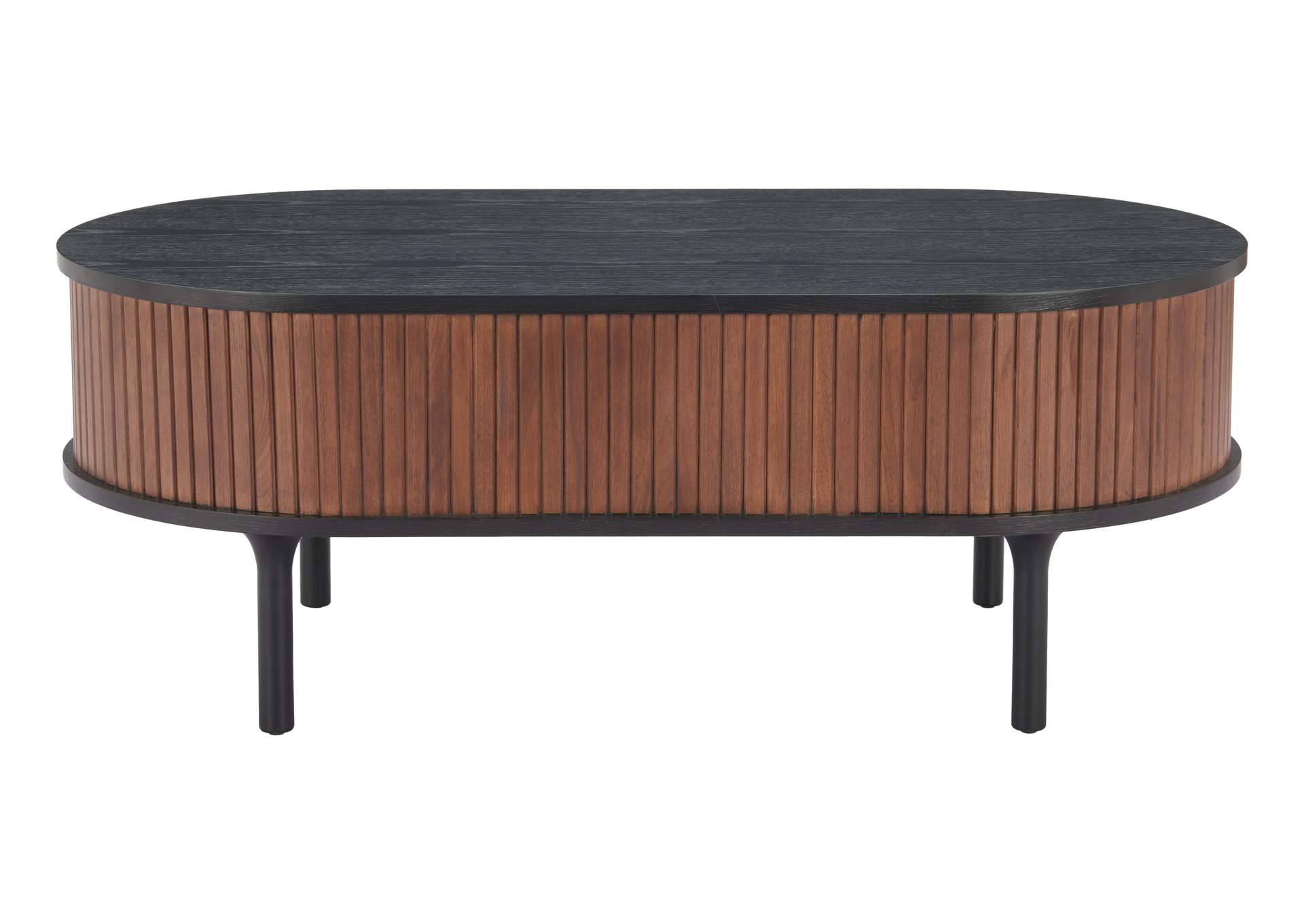Koriana Coffee Table Black & Walnut image 5