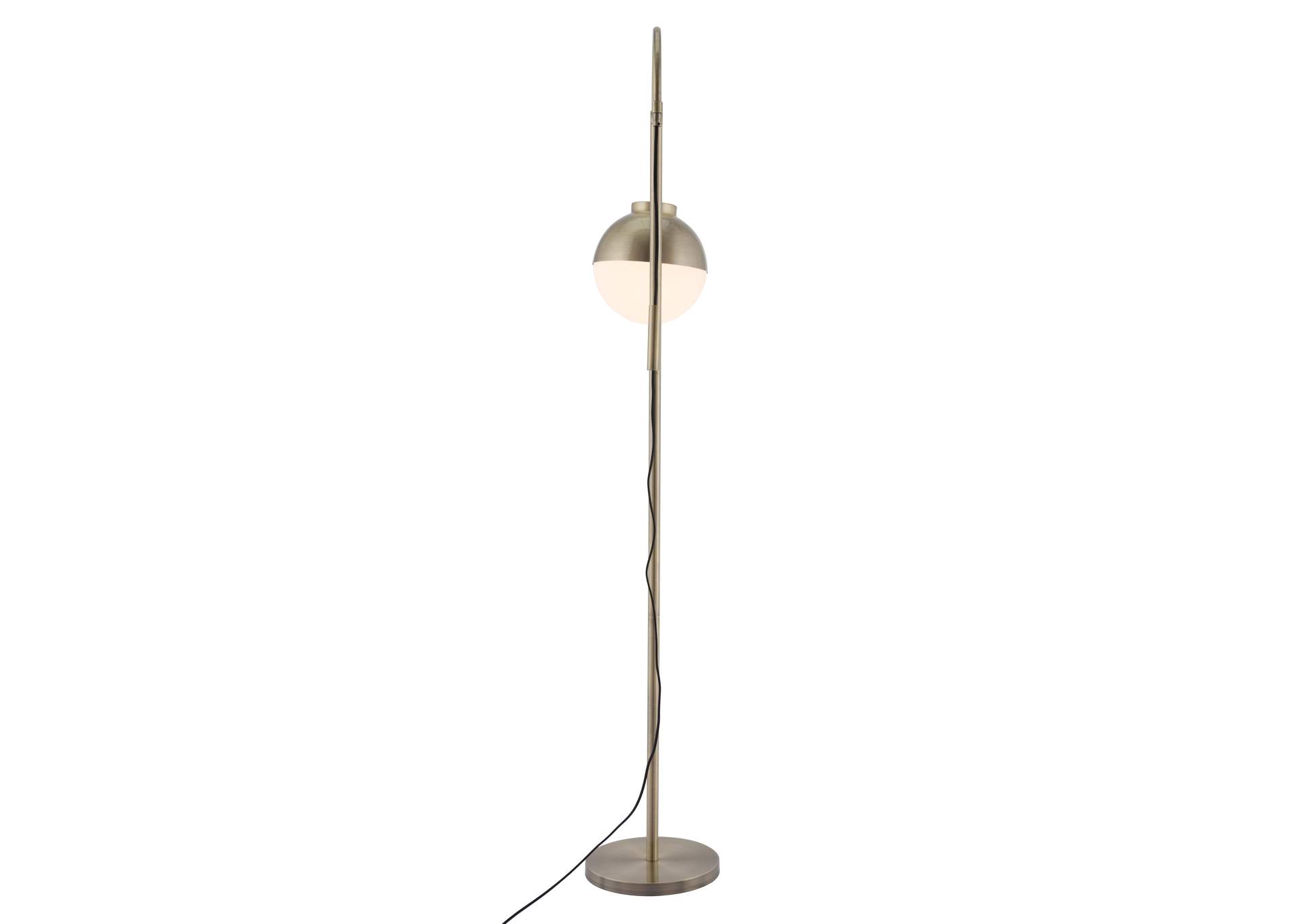 Waterloo Floor Lamp White & Bronze image 6