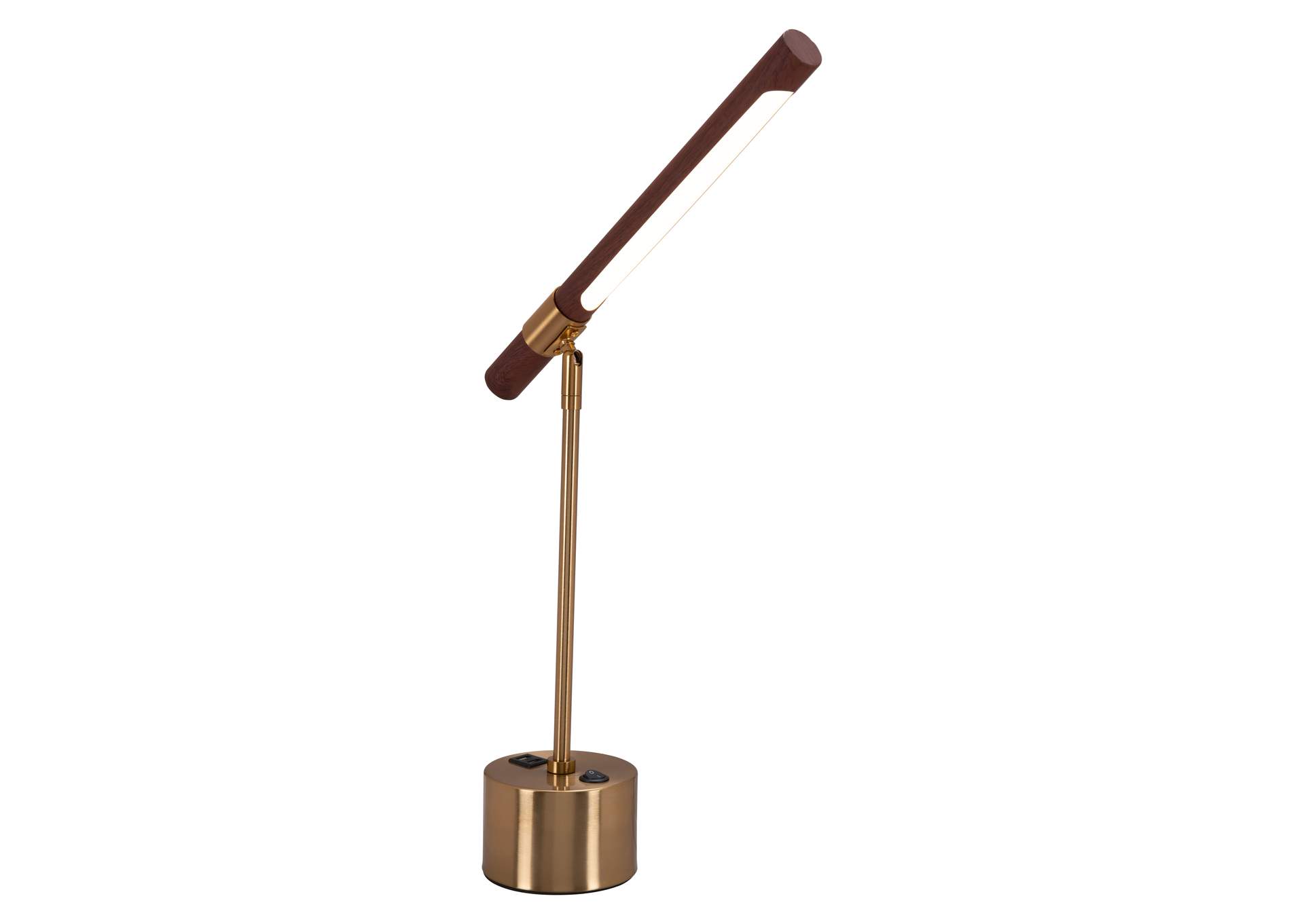Kippy Table Lamp Brown & Brass image 8