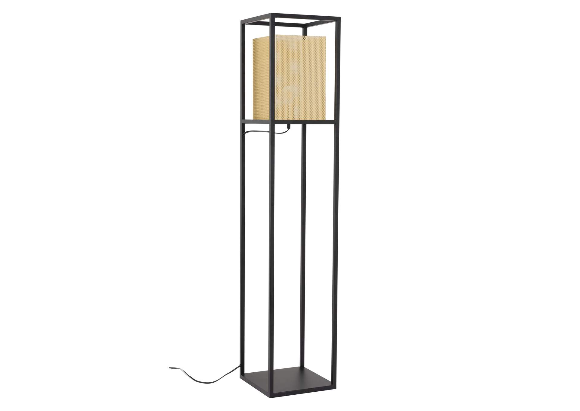 Yves Floor Lamp Gold & Black image 4