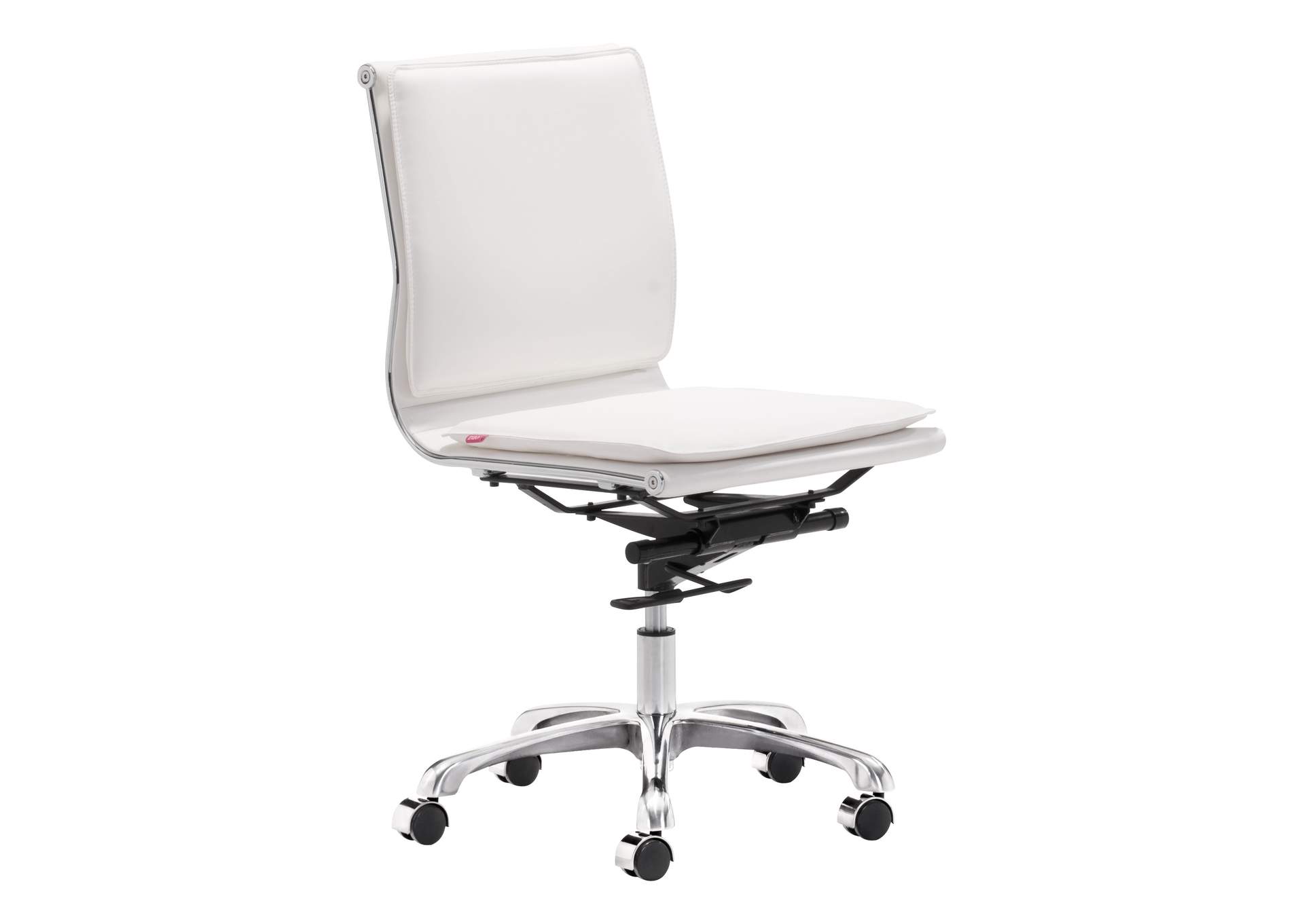 Lider Plus Armless Office Chair White image 5