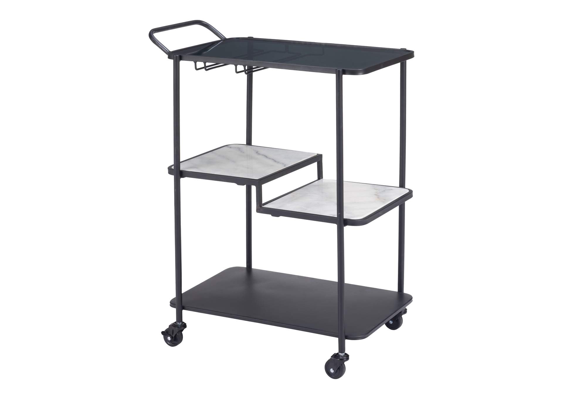 Constanza Bar Cart Black image 3